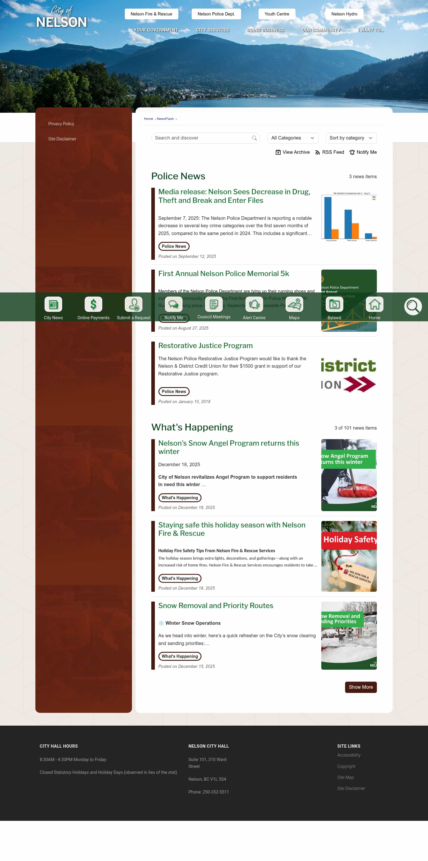 Latest website image capture