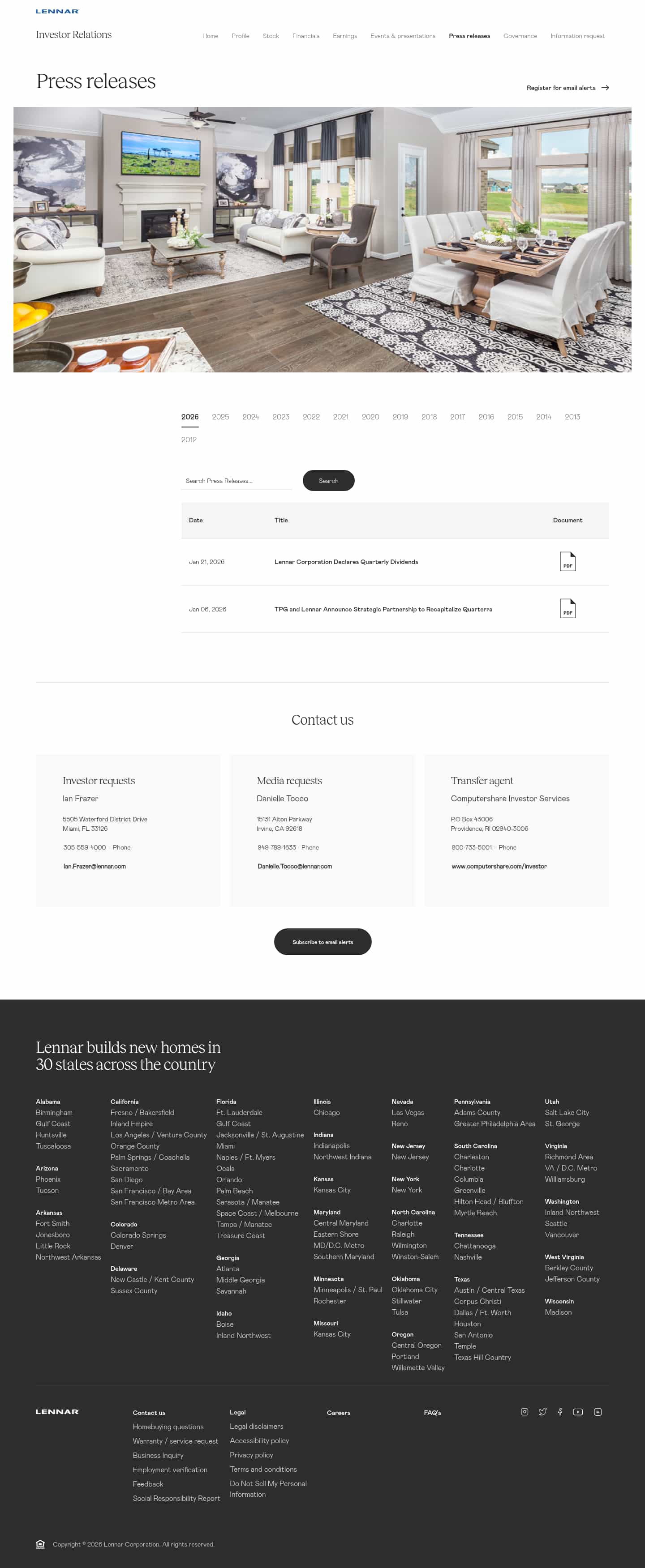 Latest website image capture