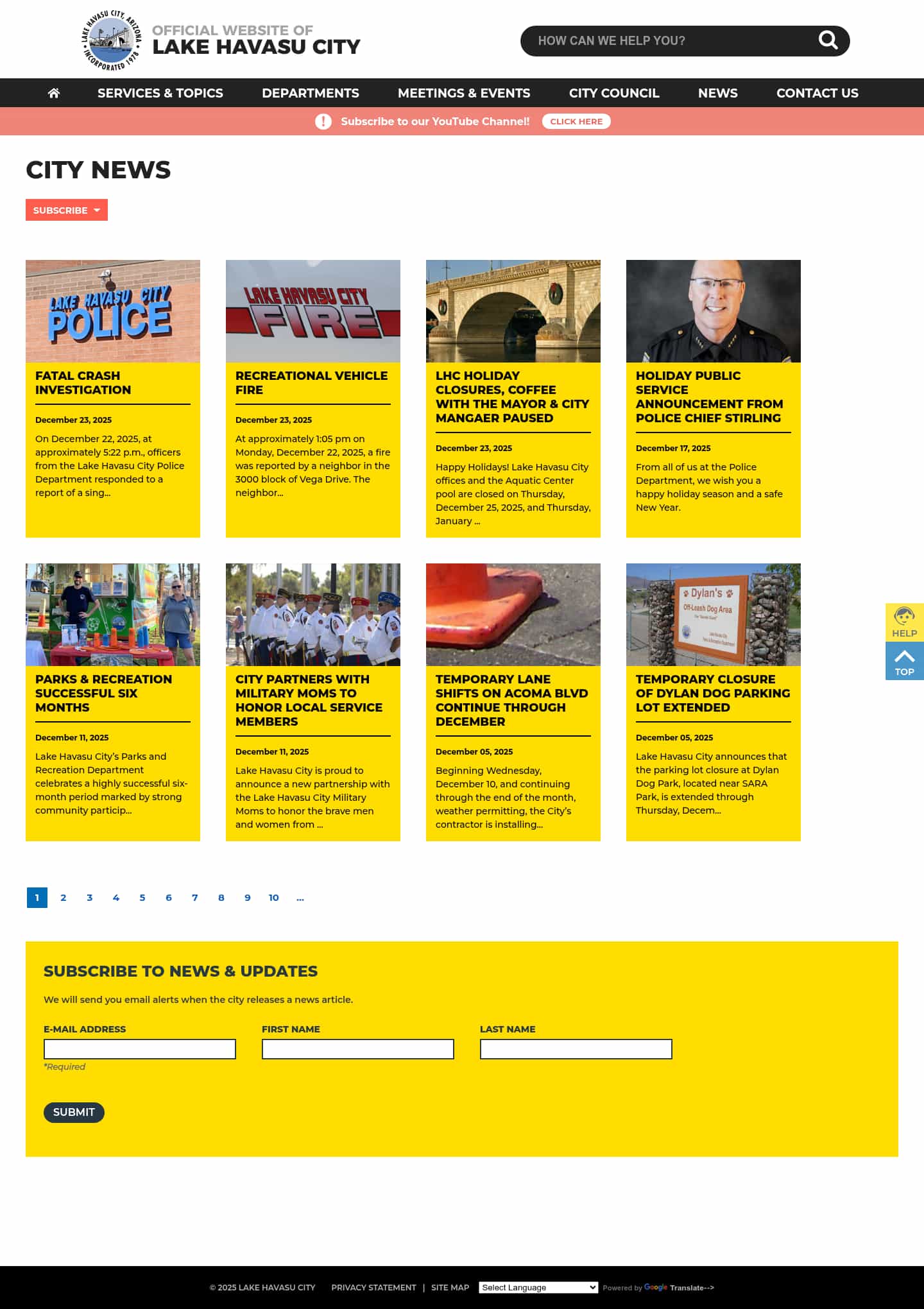 Latest website image capture