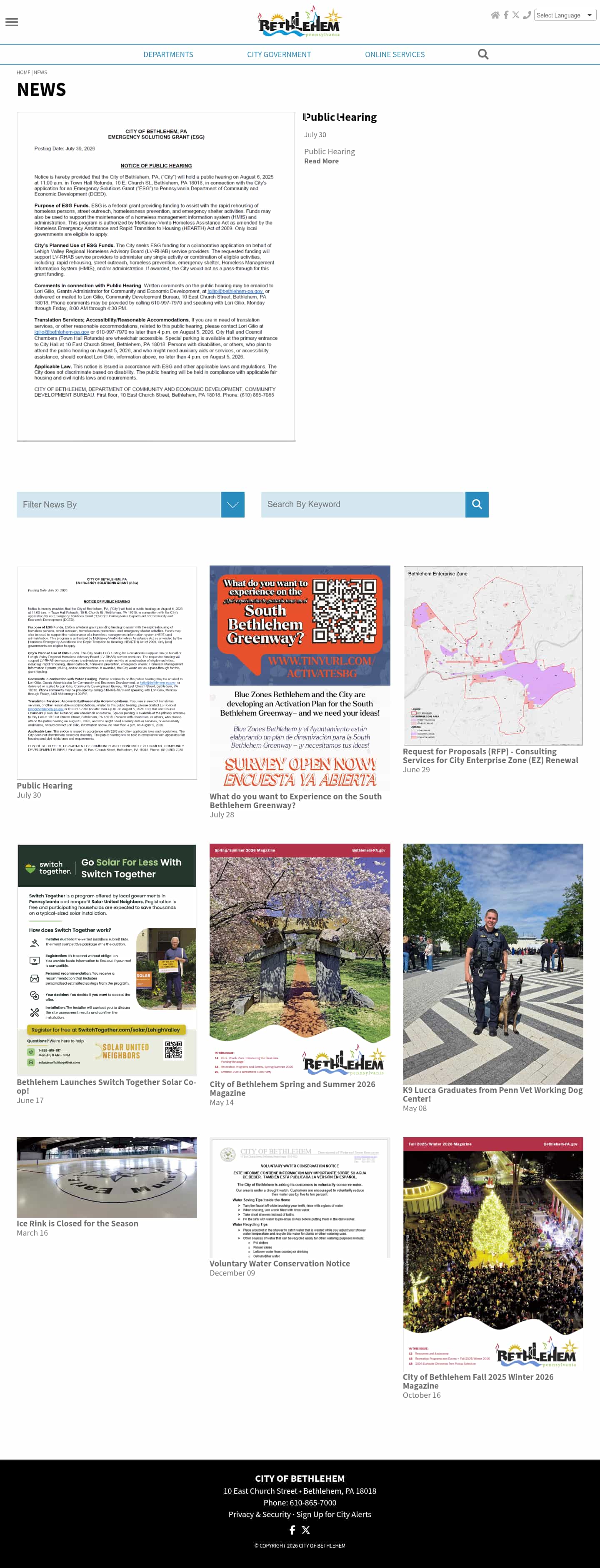 Latest website image capture