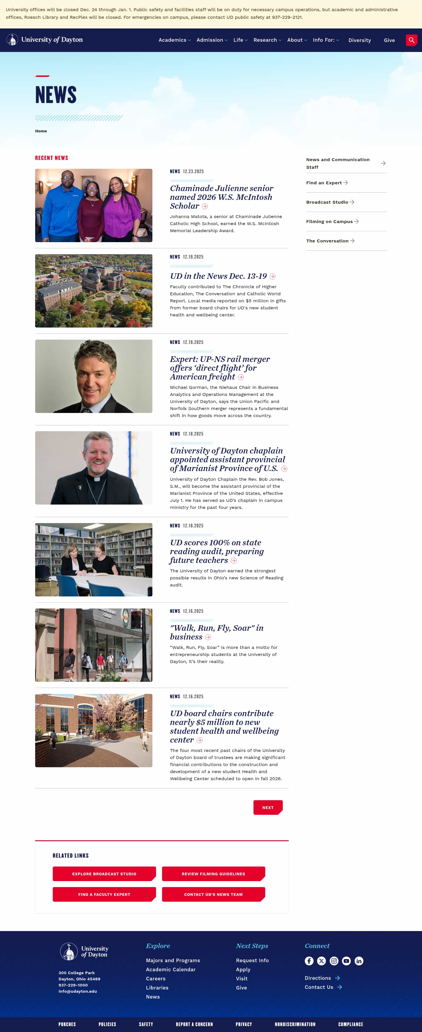 Latest website image capture