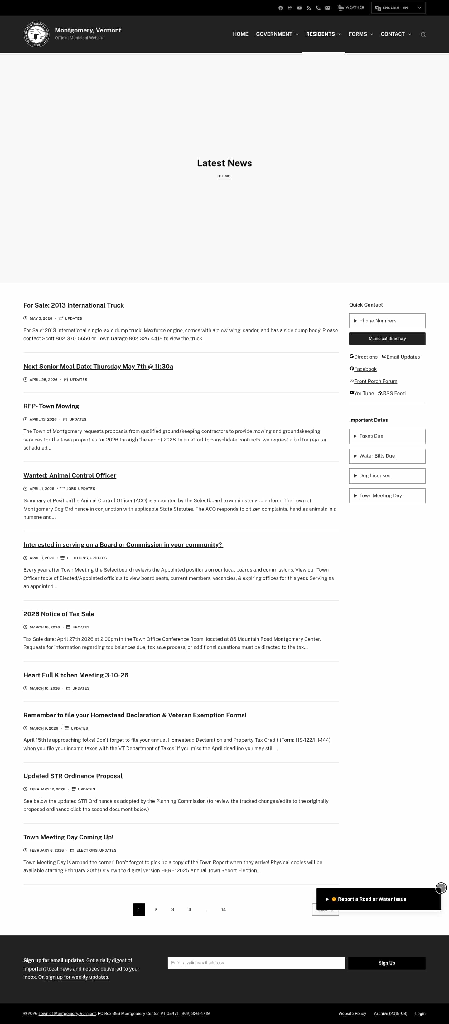 Latest website image capture