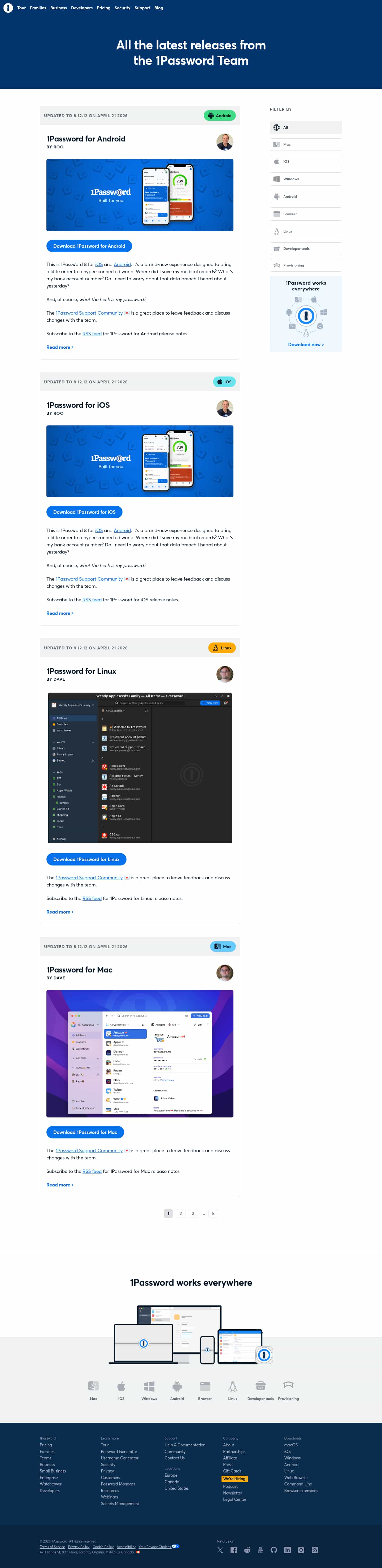 Latest website image capture
