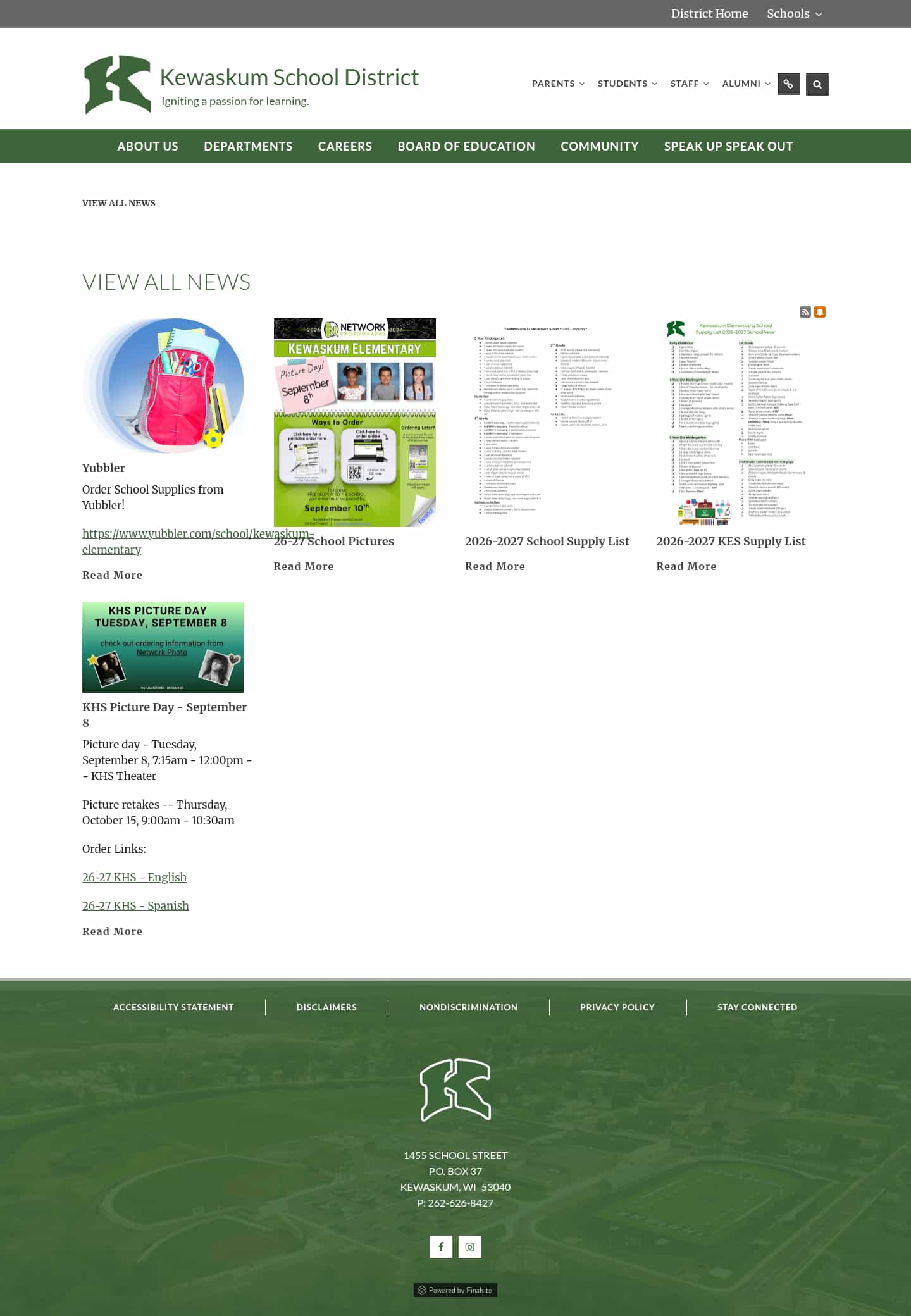 Latest website image capture