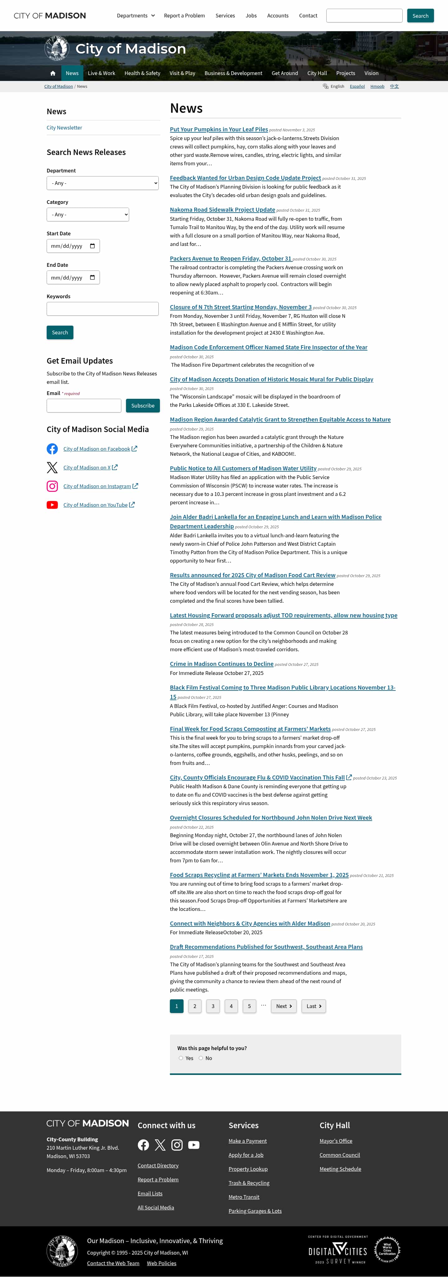 Latest website image capture