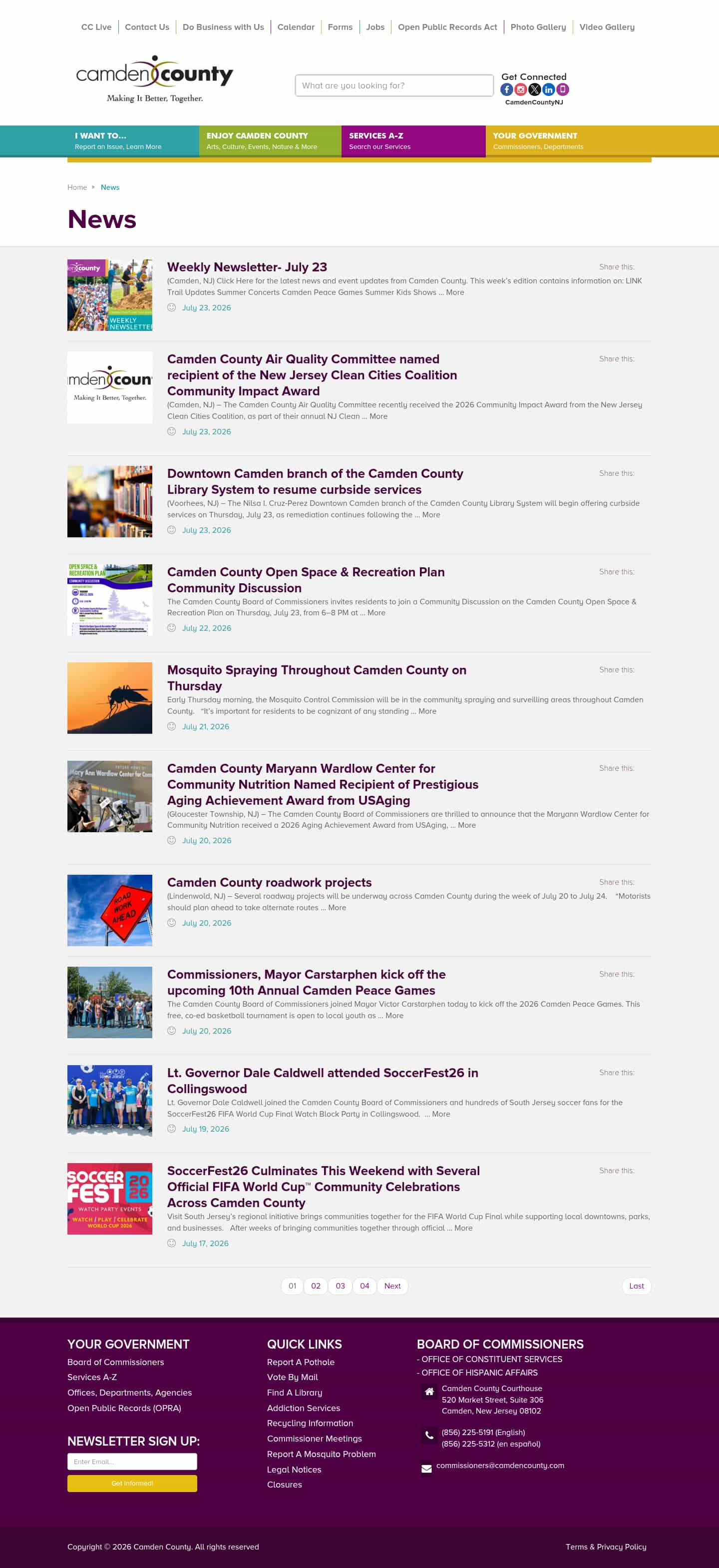 Latest website image capture
