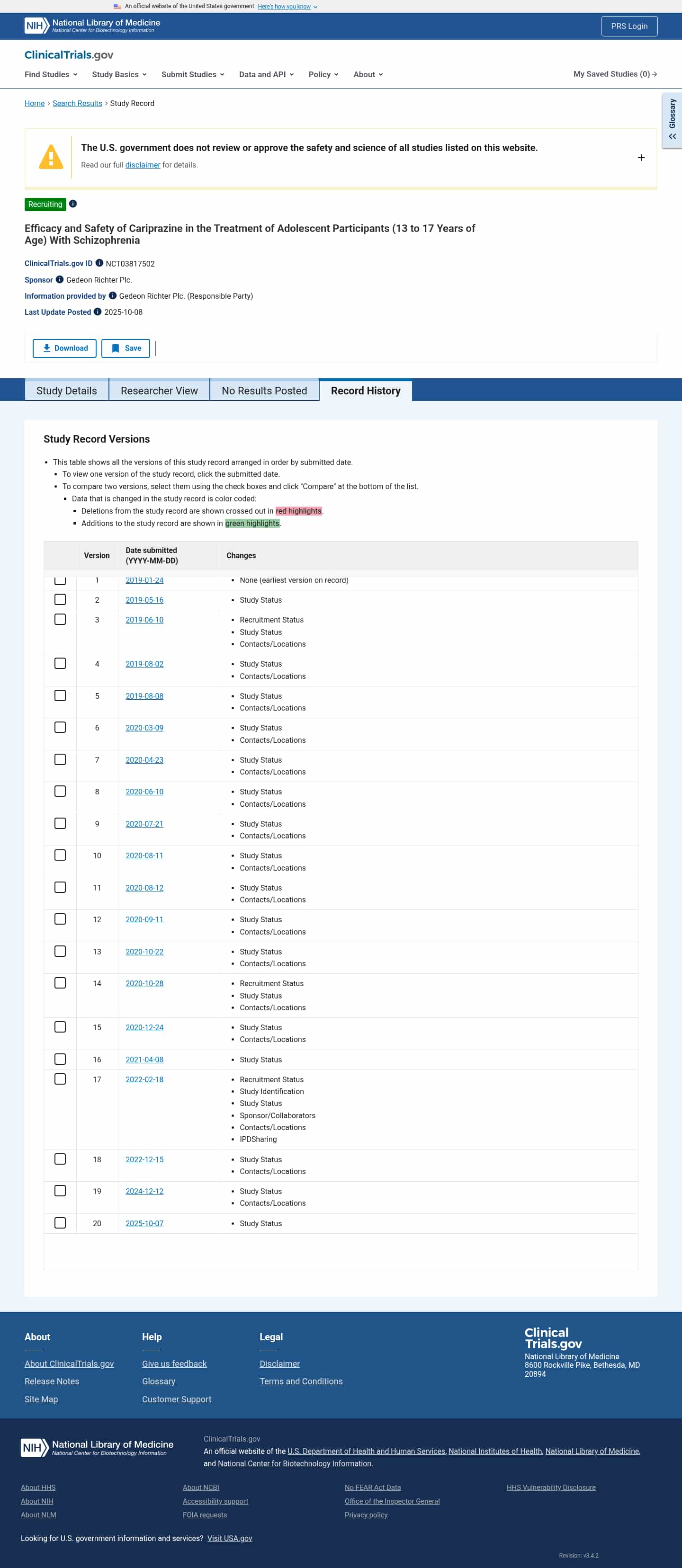 Latest website image capture