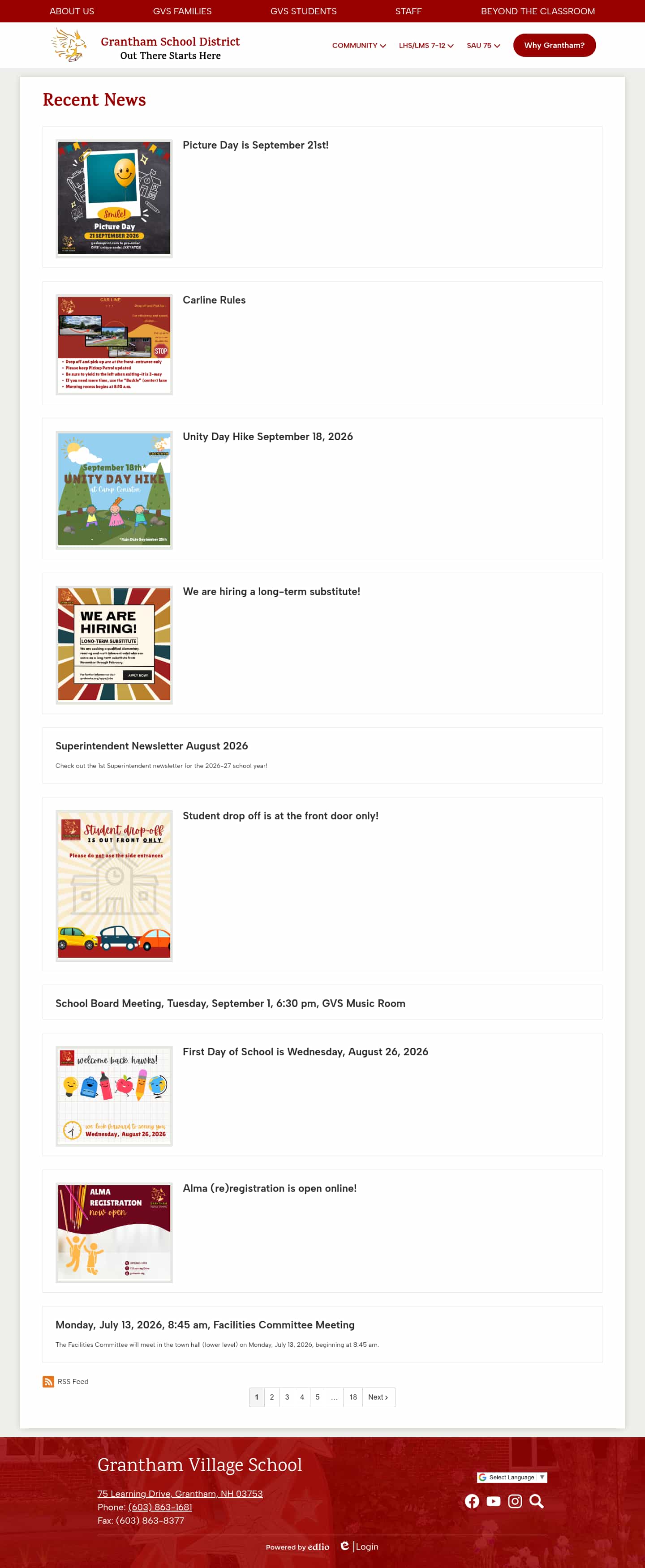Latest website image capture