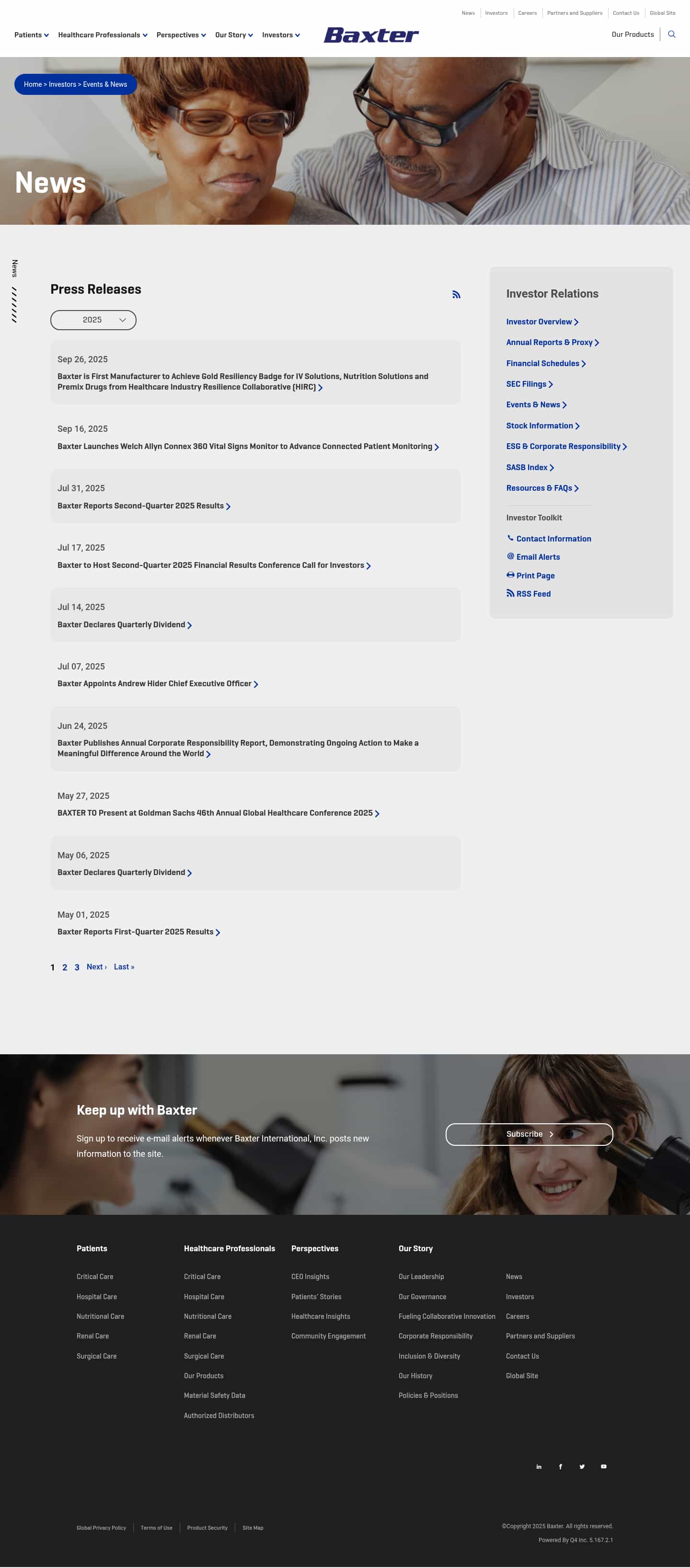 Latest website image capture