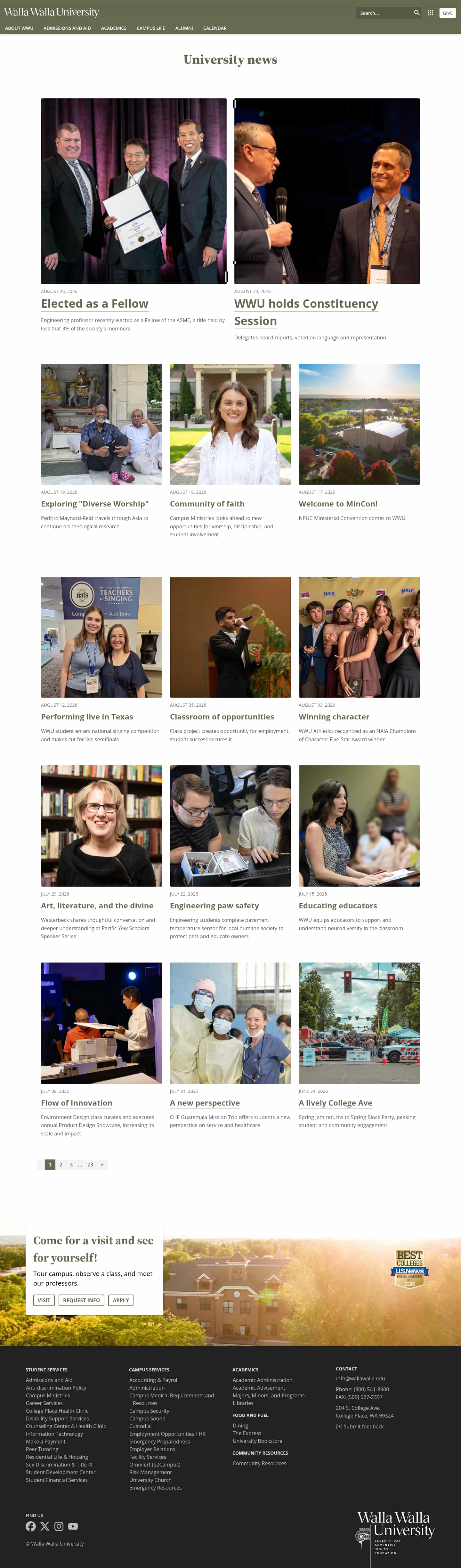Latest website image capture