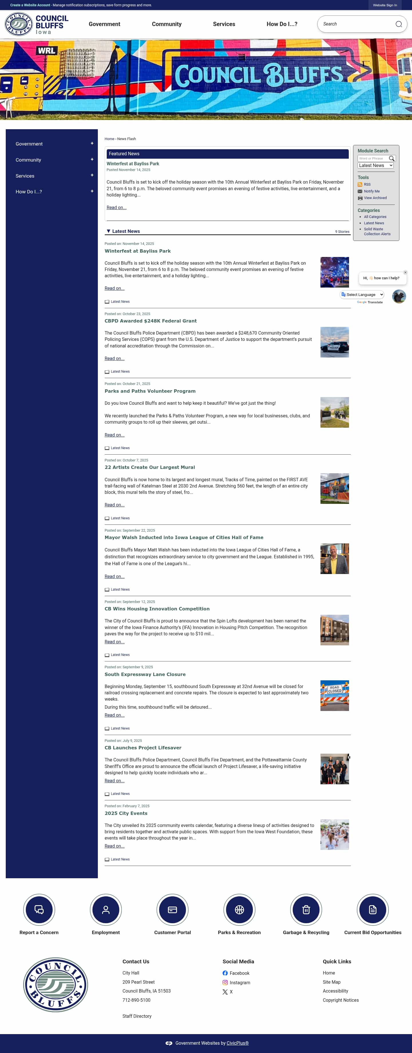 Latest website image capture