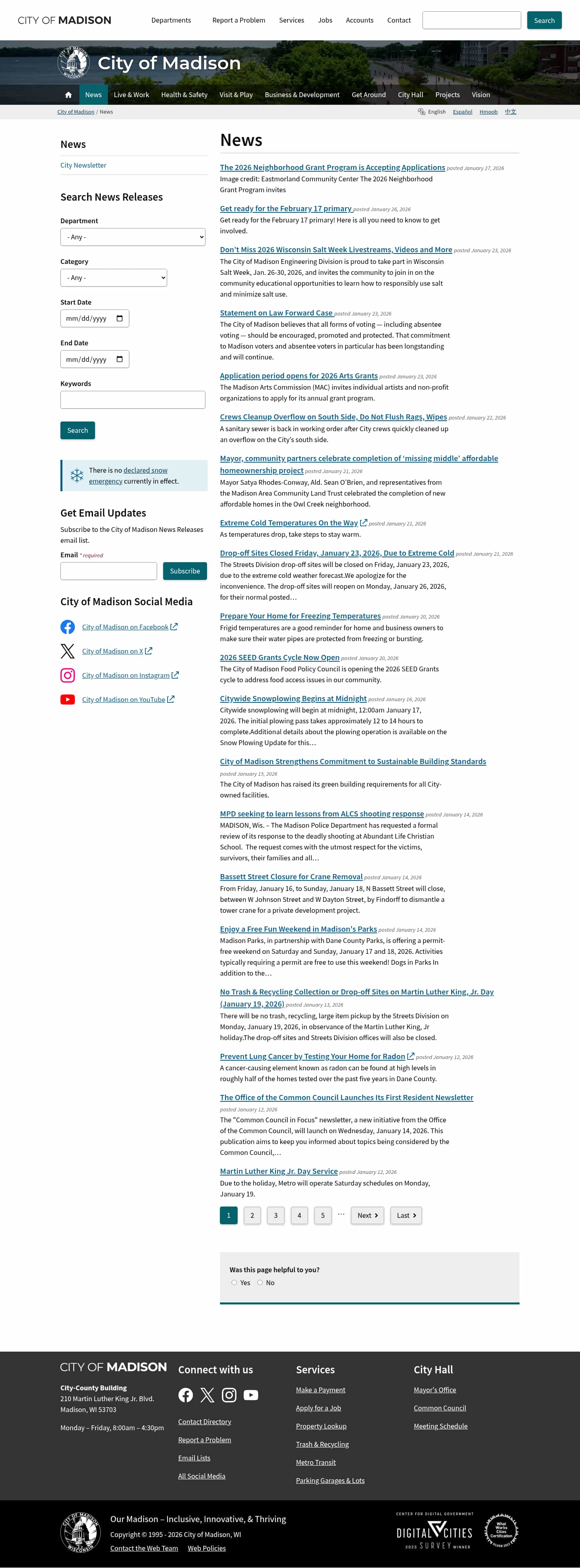 Latest website image capture