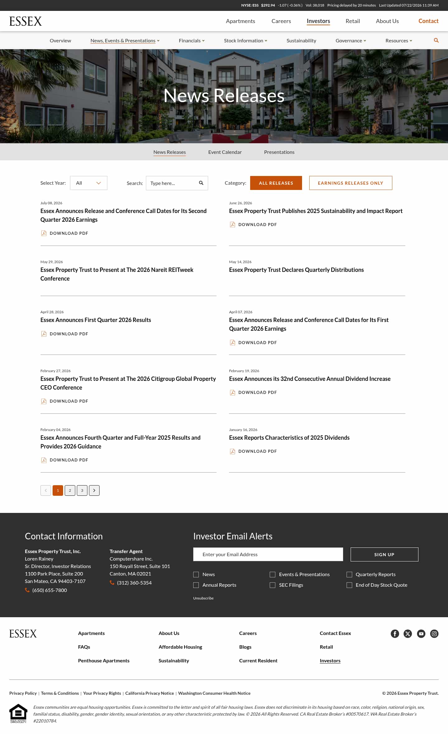 Latest website image capture