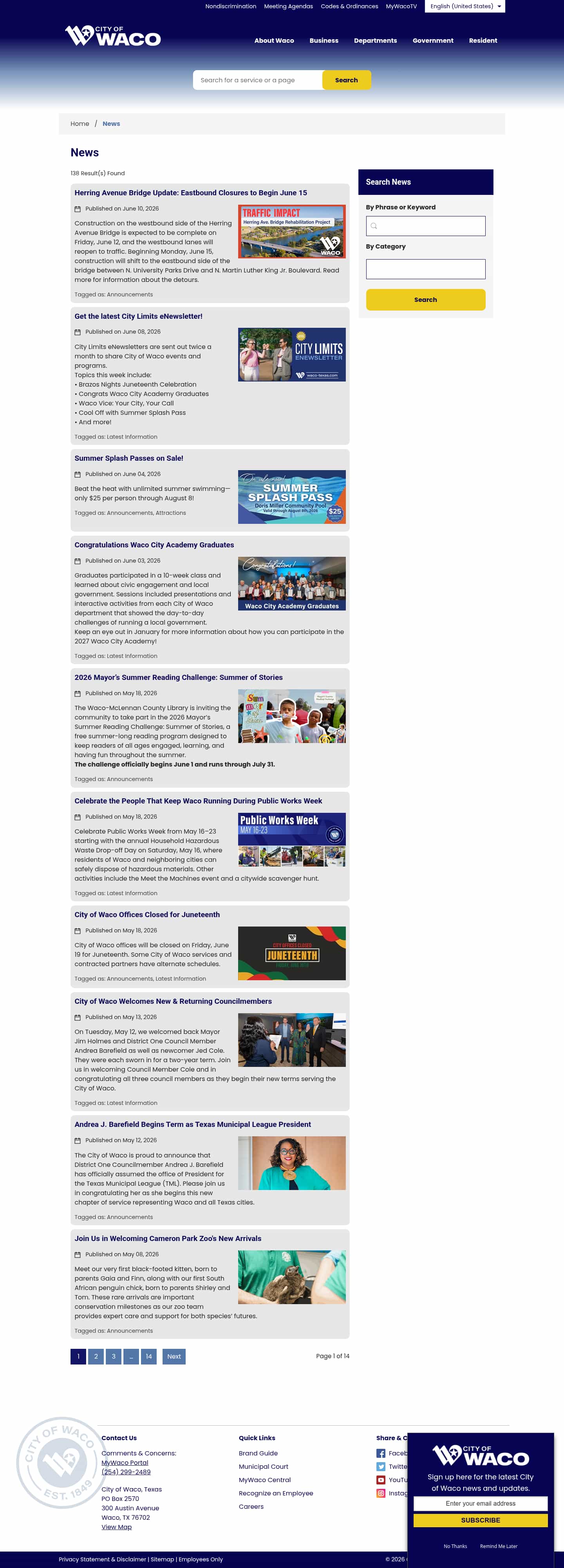 Latest website image capture