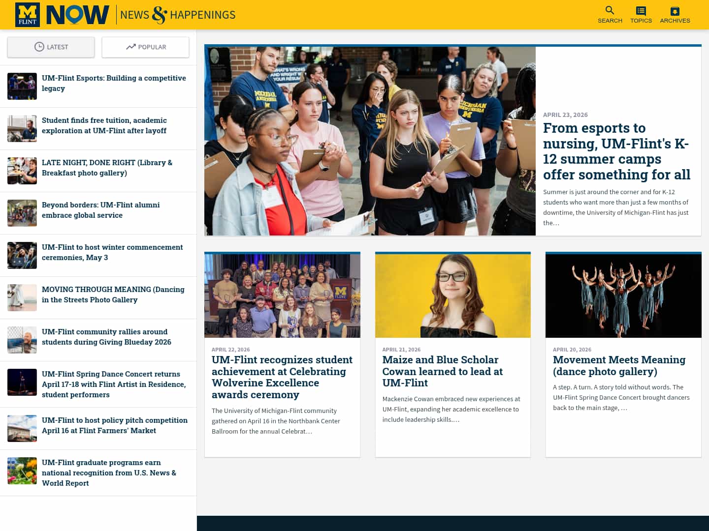 Latest website image capture