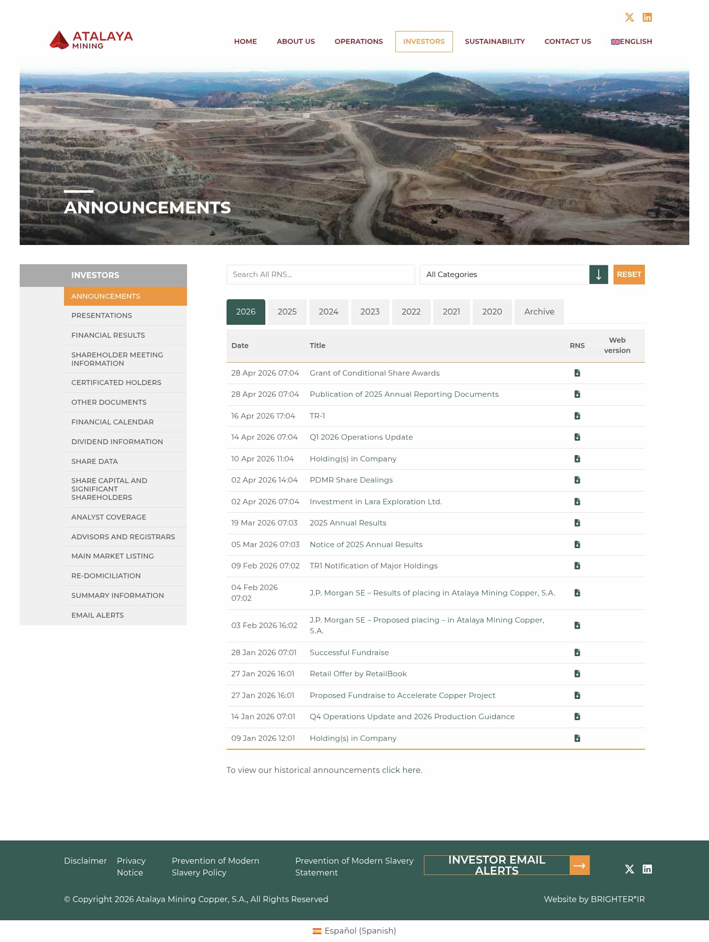 Latest website image capture