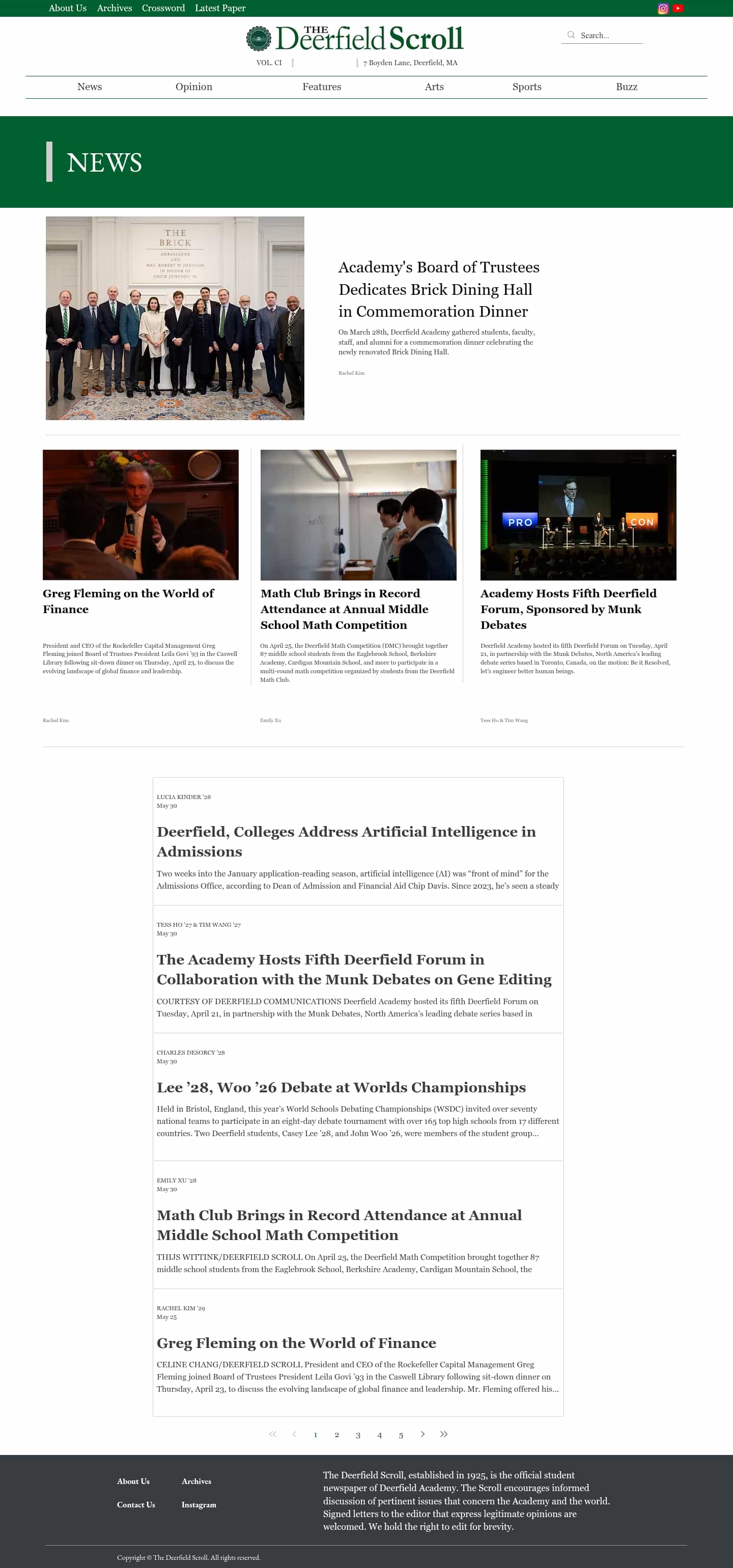 Latest website image capture