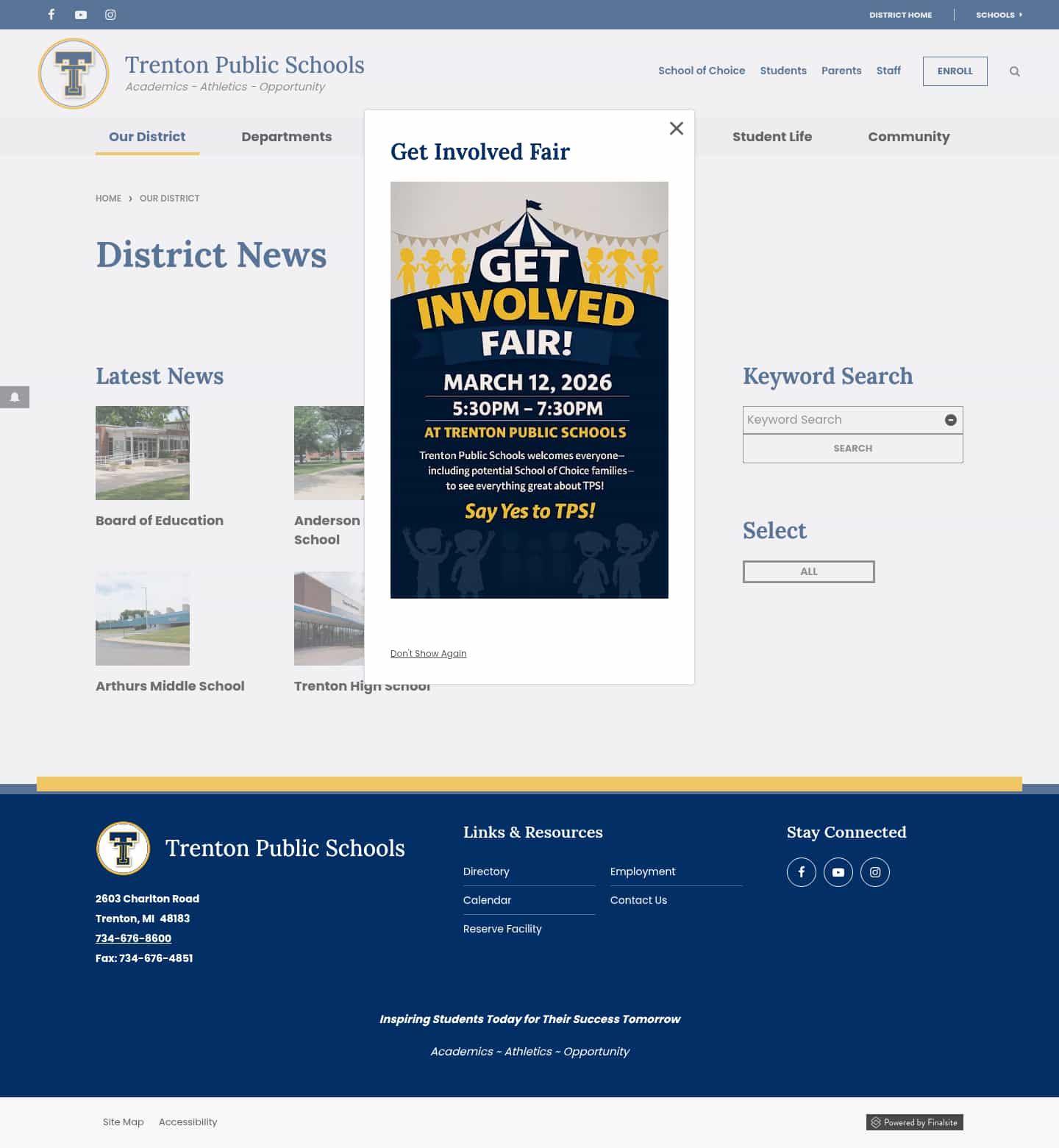 Latest website image capture