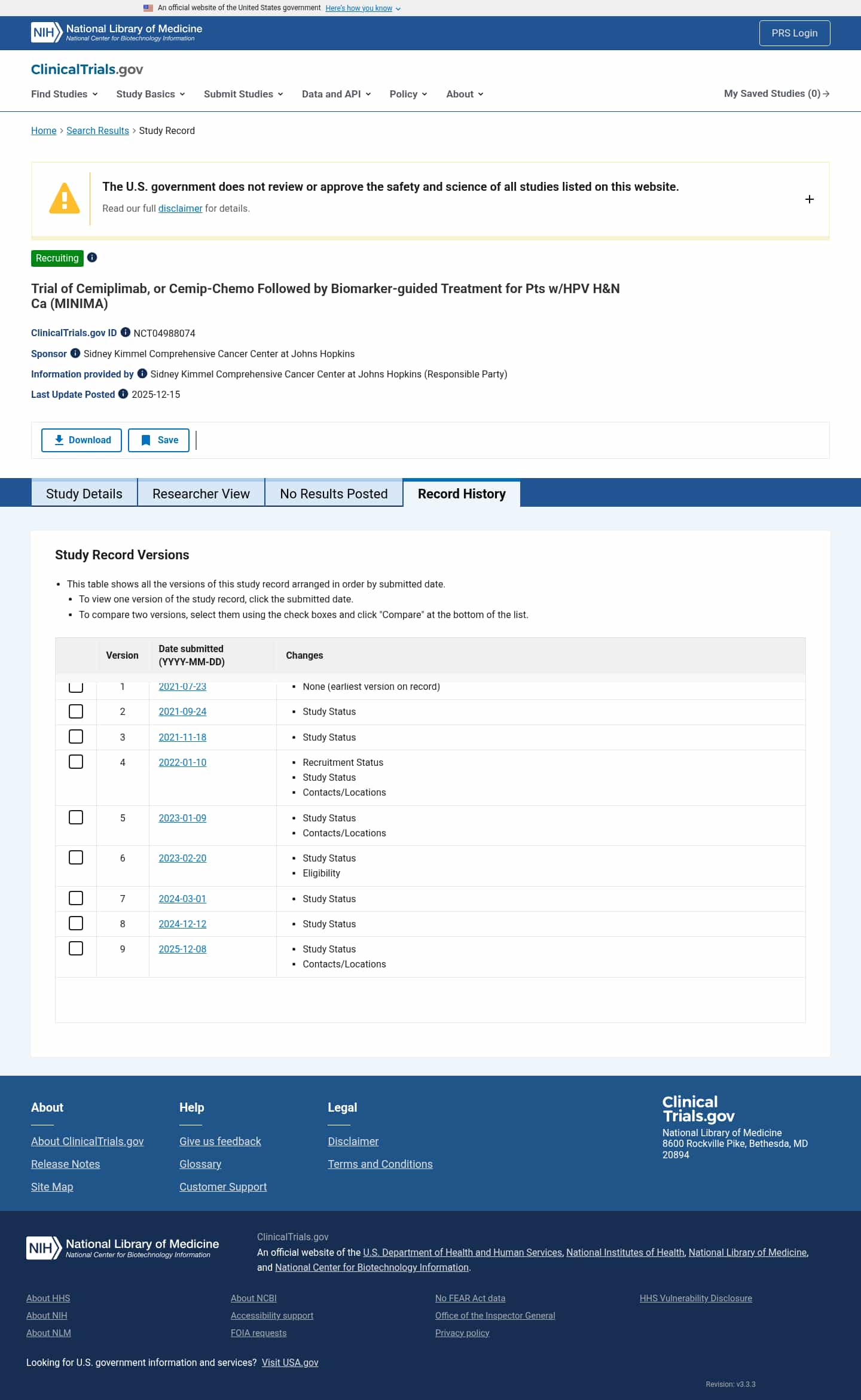 Latest website image capture