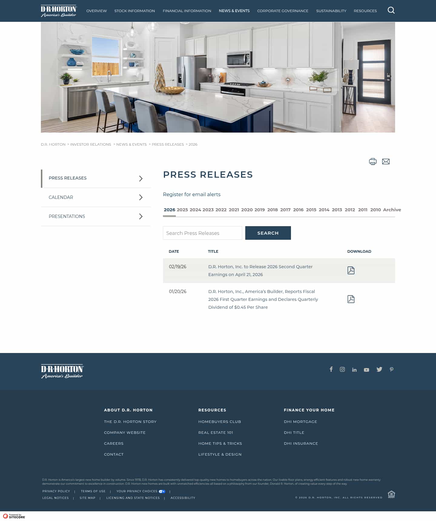 Latest website image capture