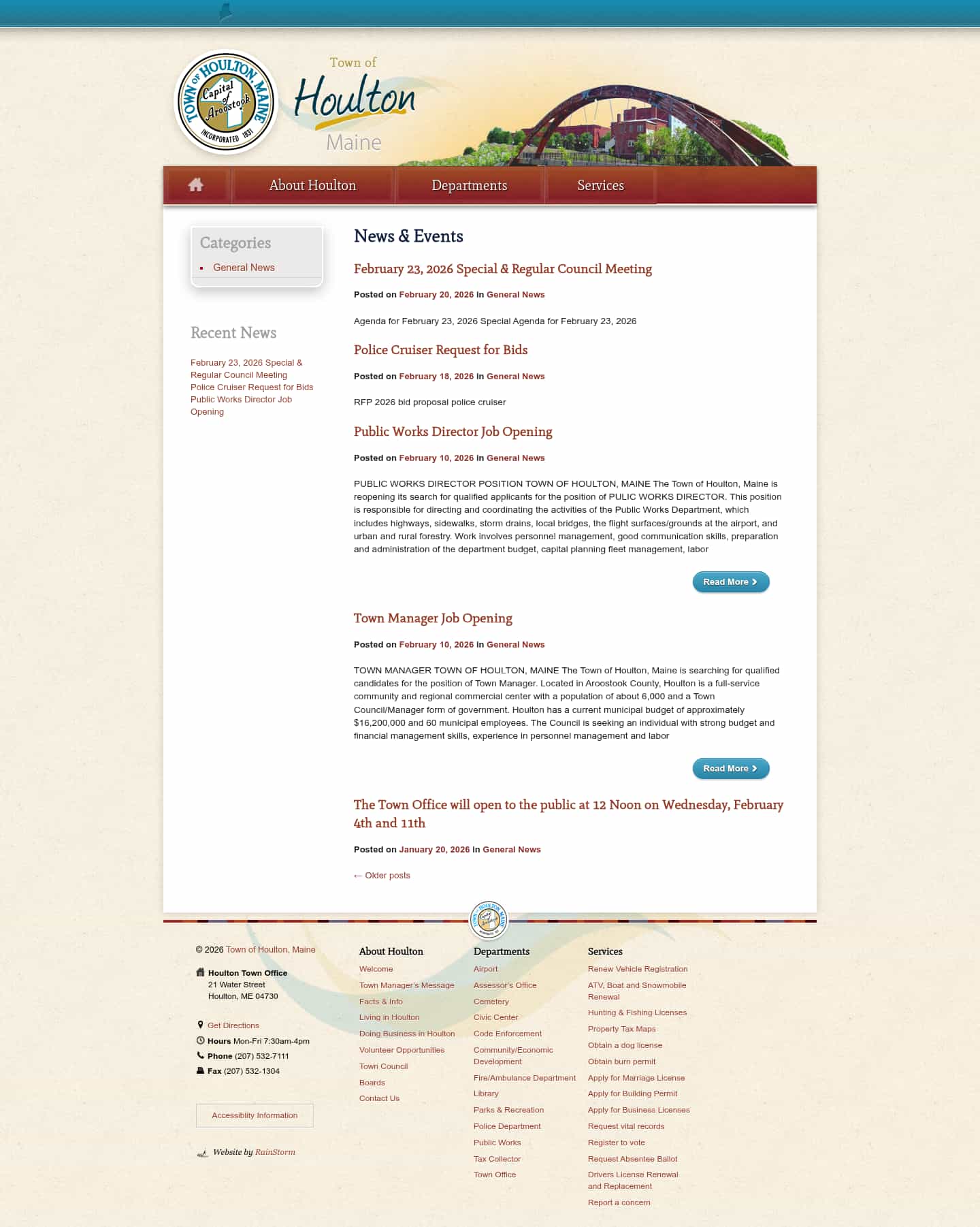 Latest website image capture