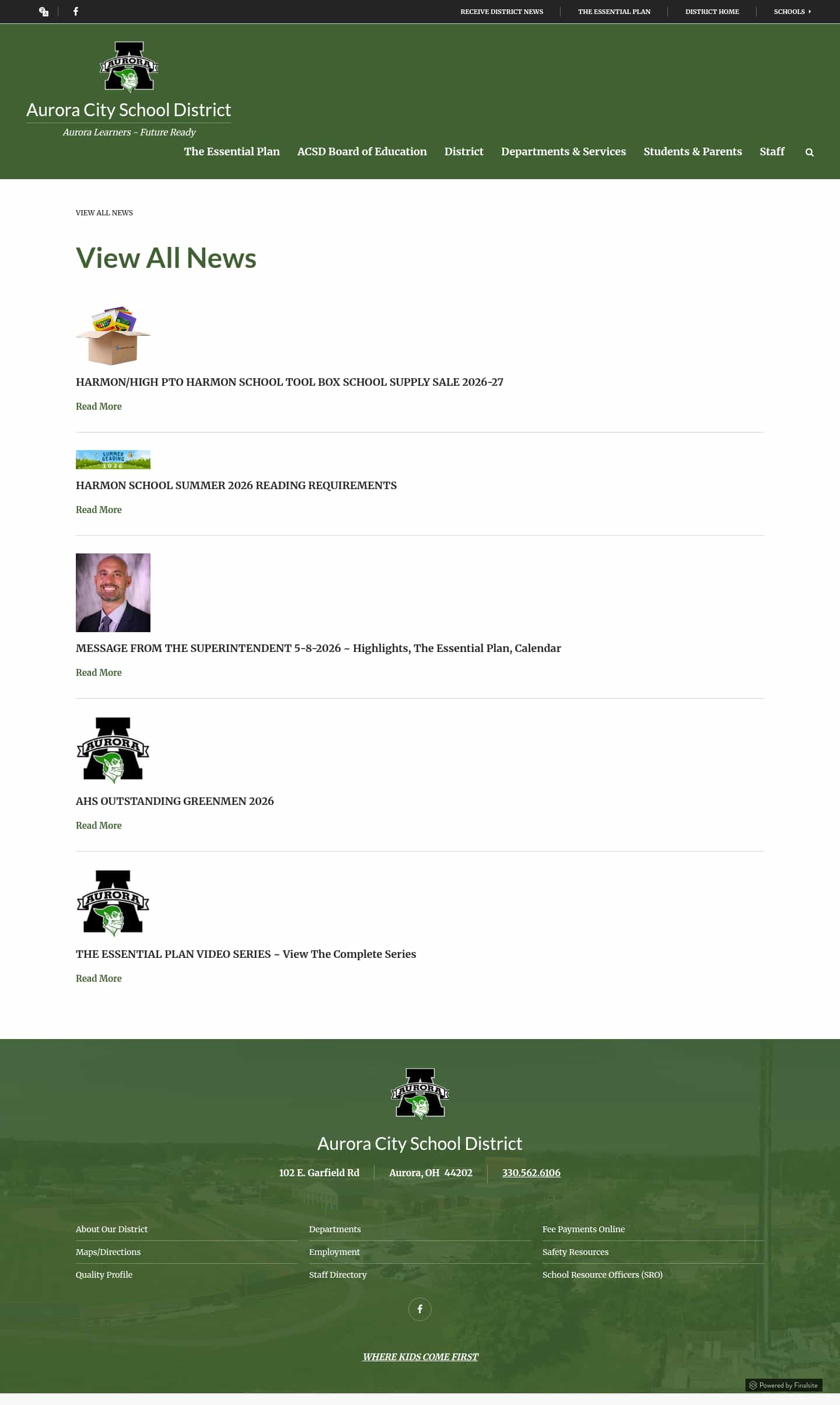 Latest website image capture