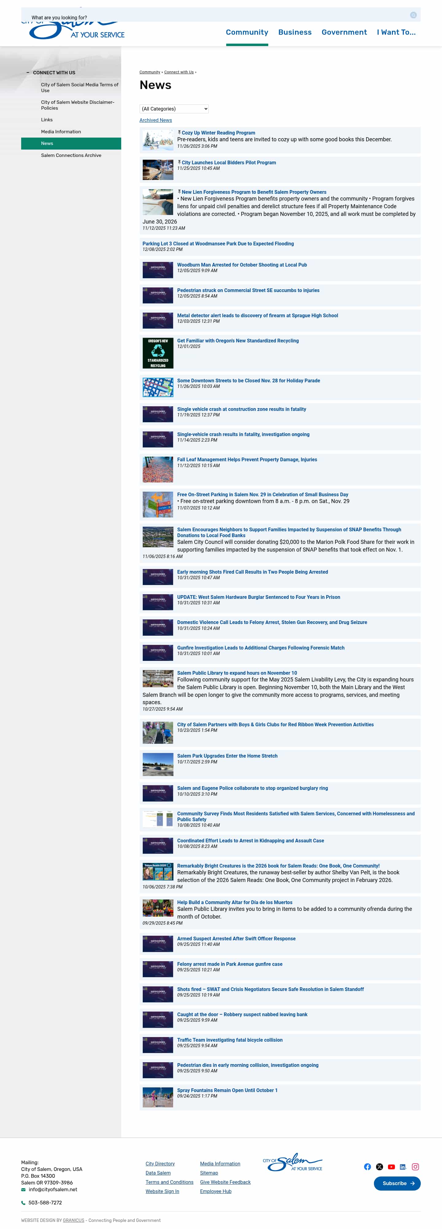 Latest website image capture