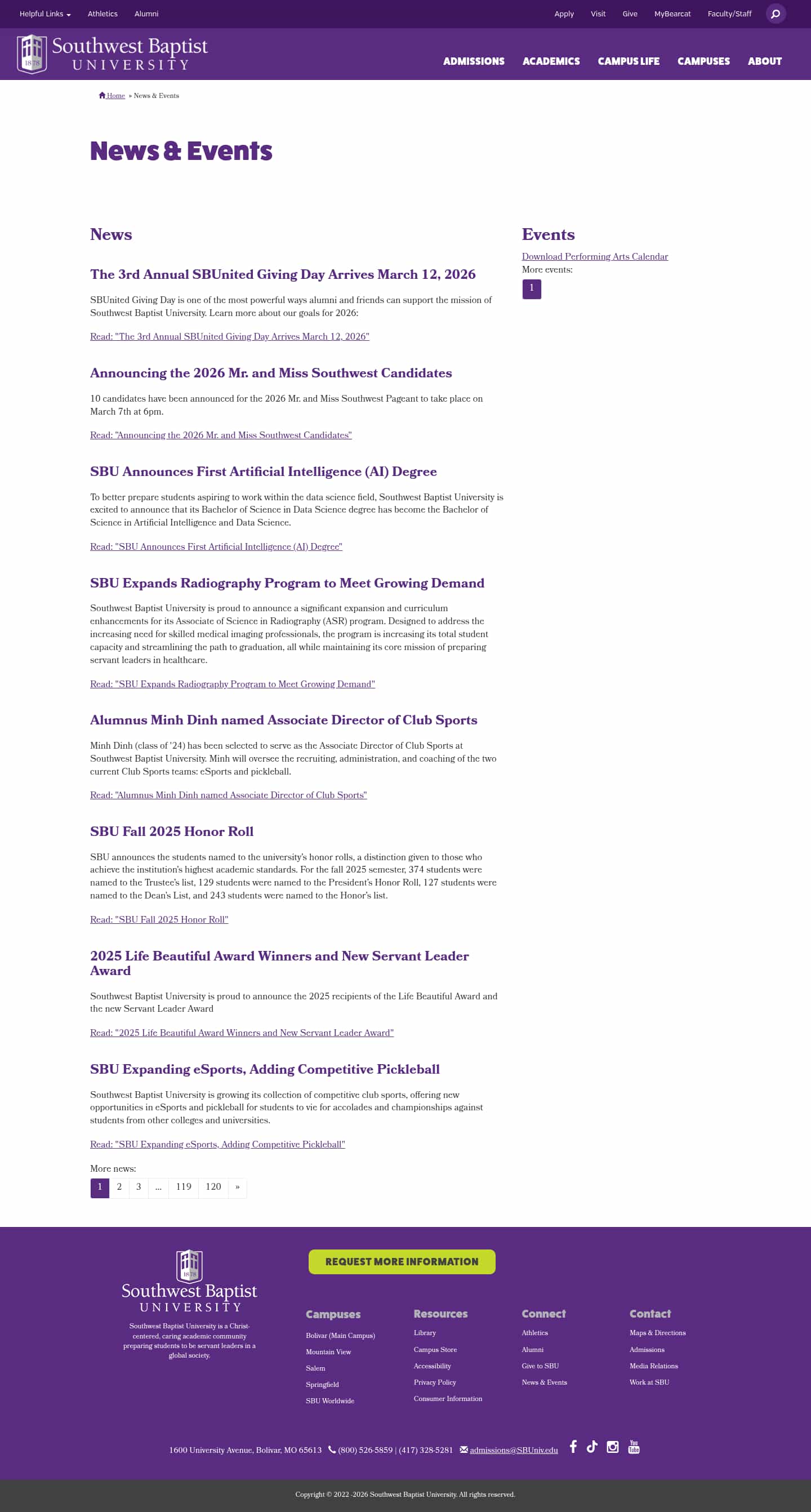 Latest website image capture