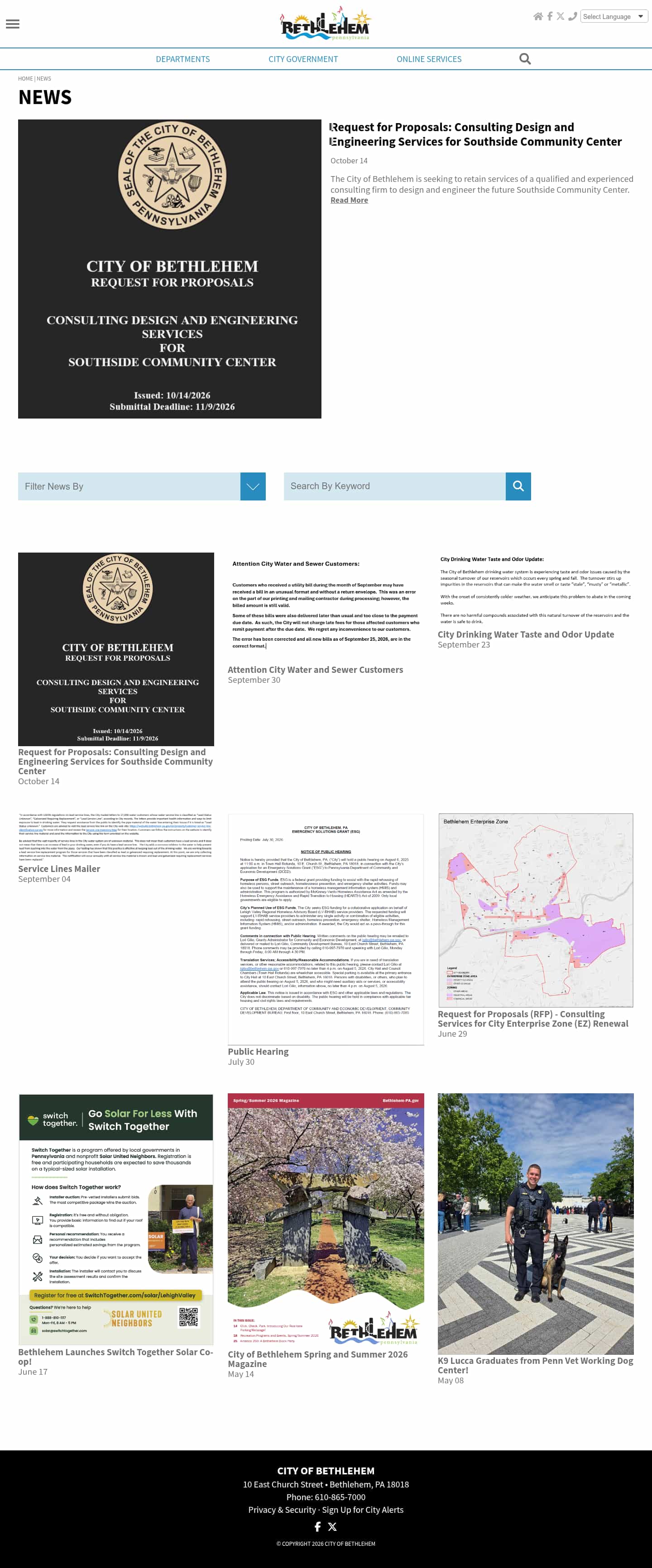 Latest website image capture