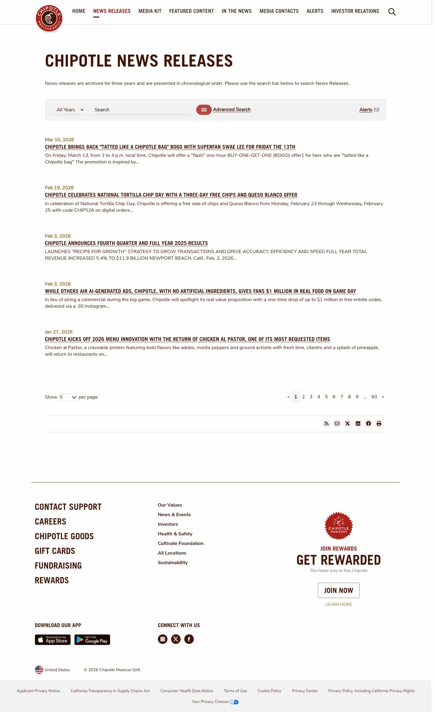 Latest website image capture