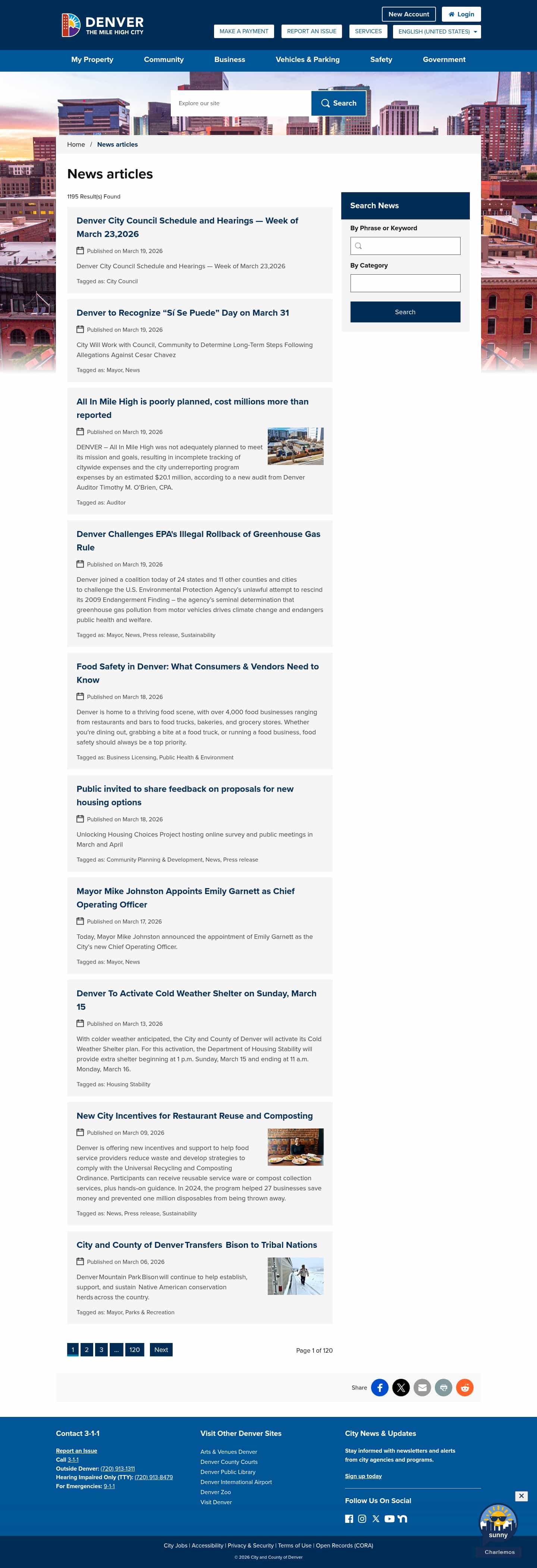 Latest website image capture