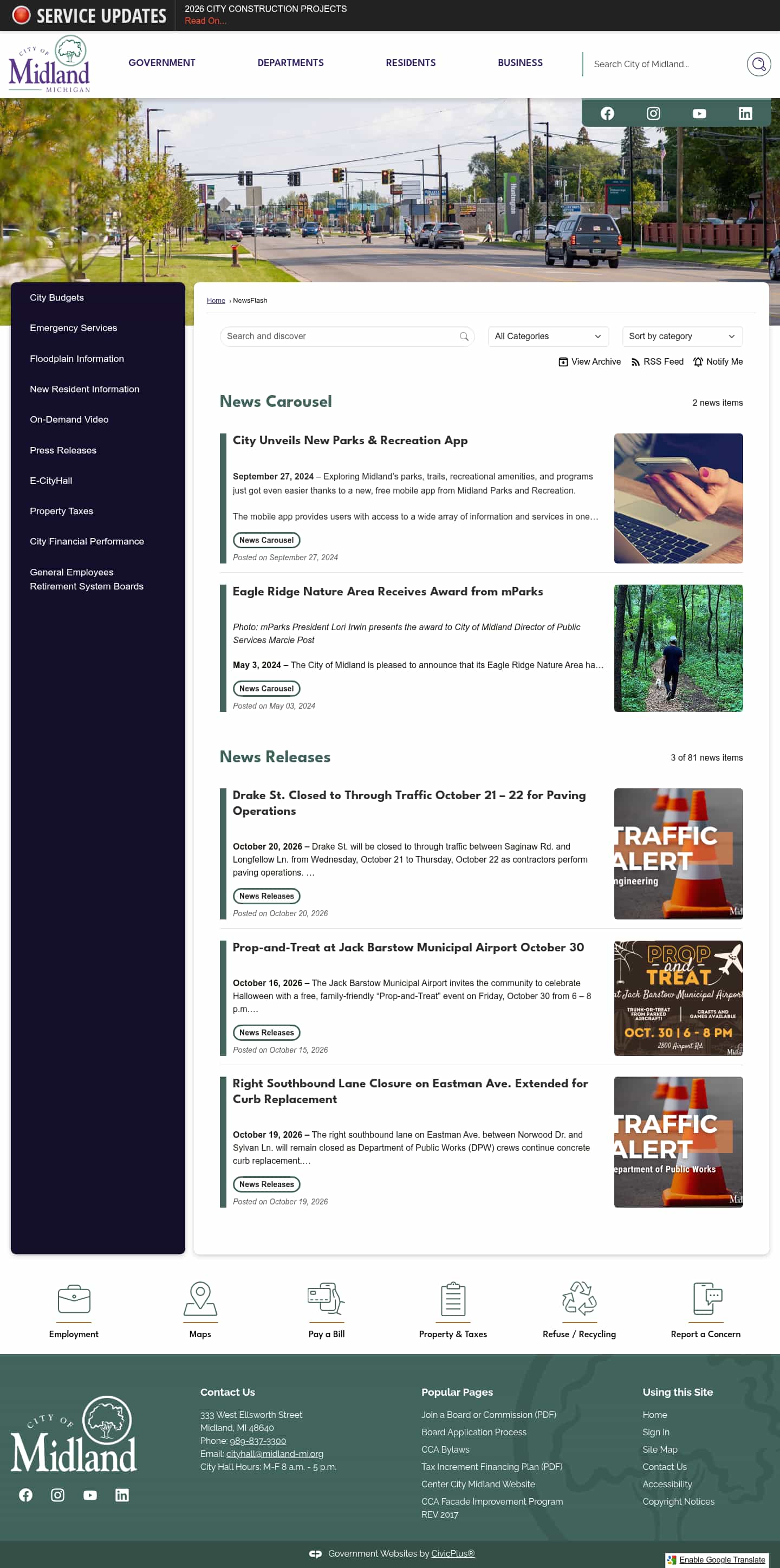 Latest website image capture