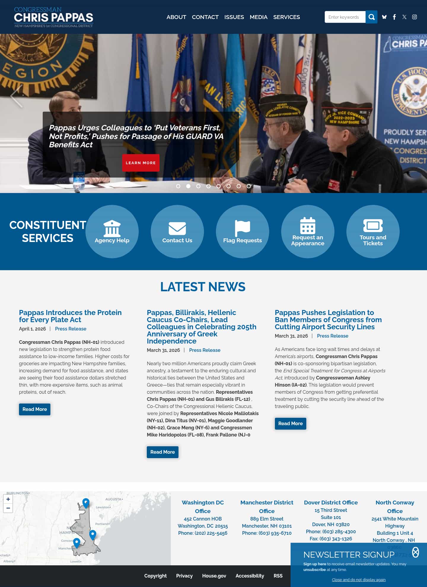 Latest website image capture