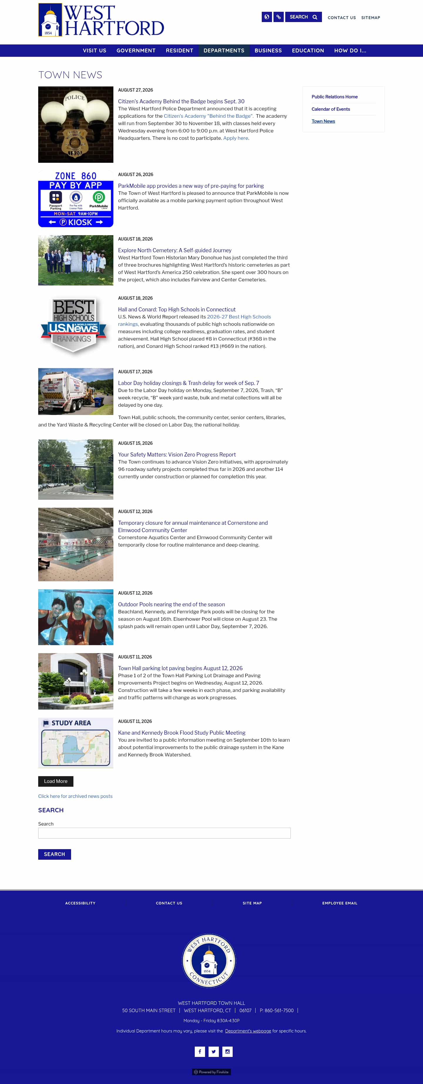Latest website image capture