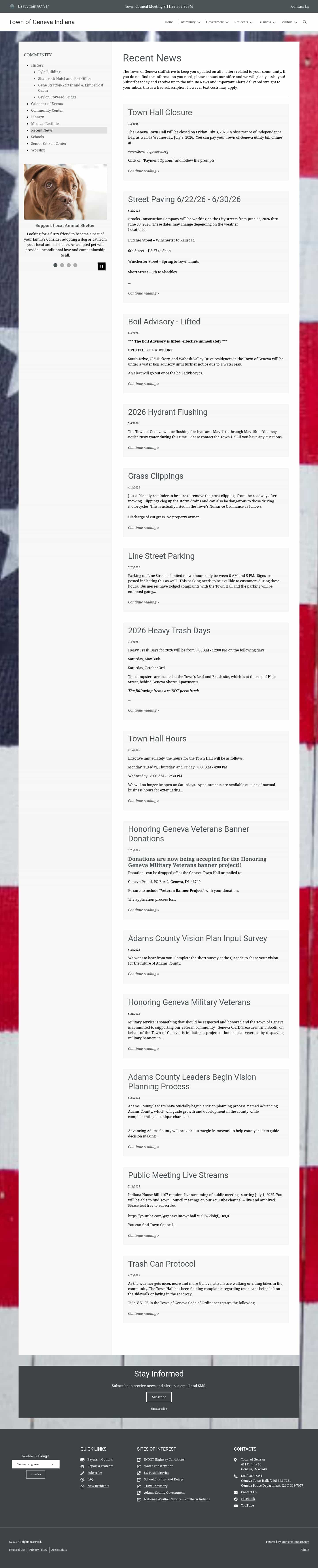 Latest website image capture