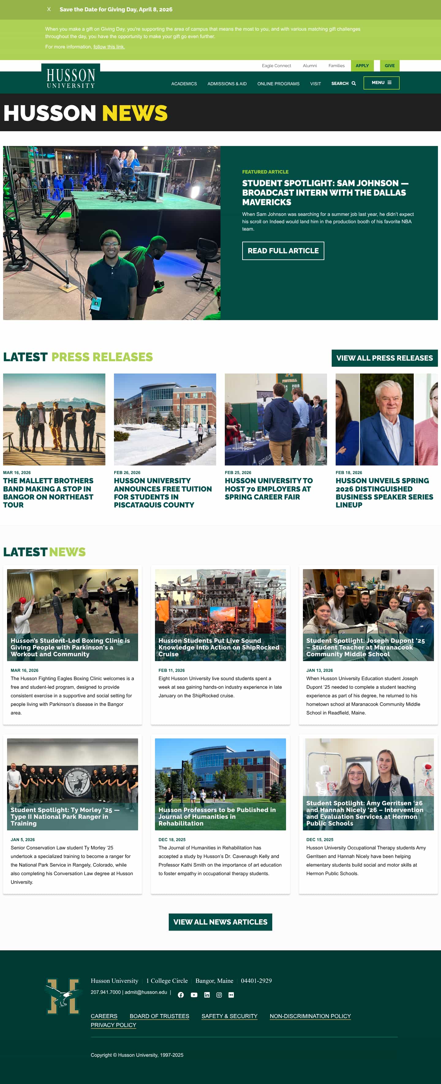 Latest website image capture