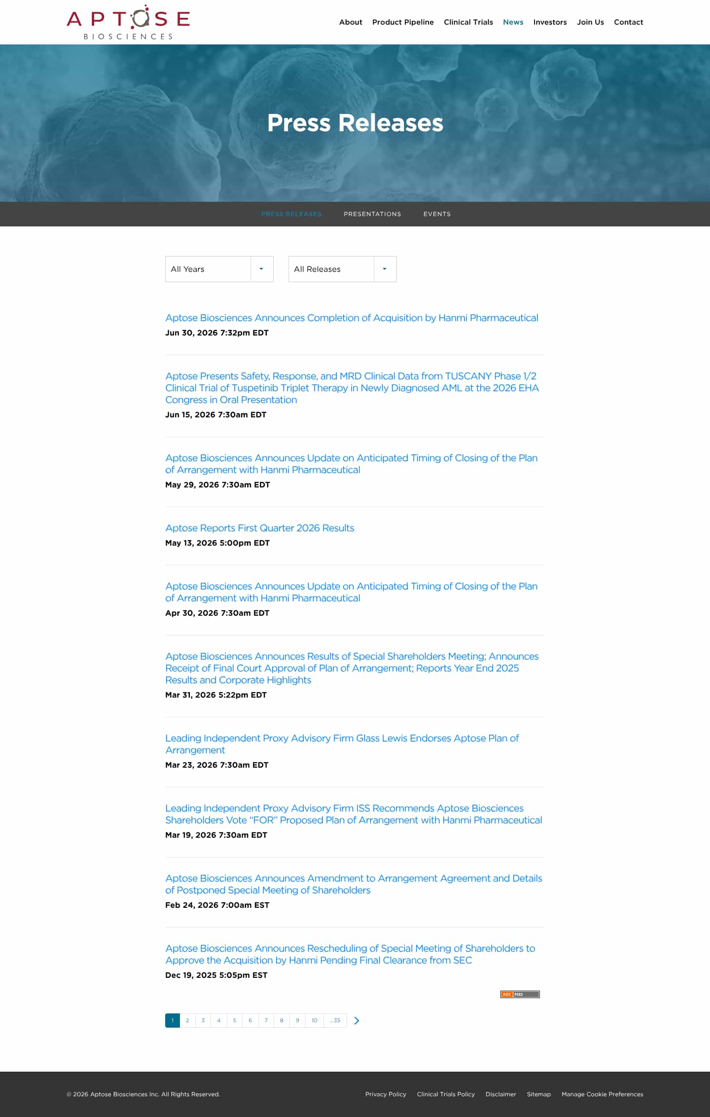 Latest website image capture