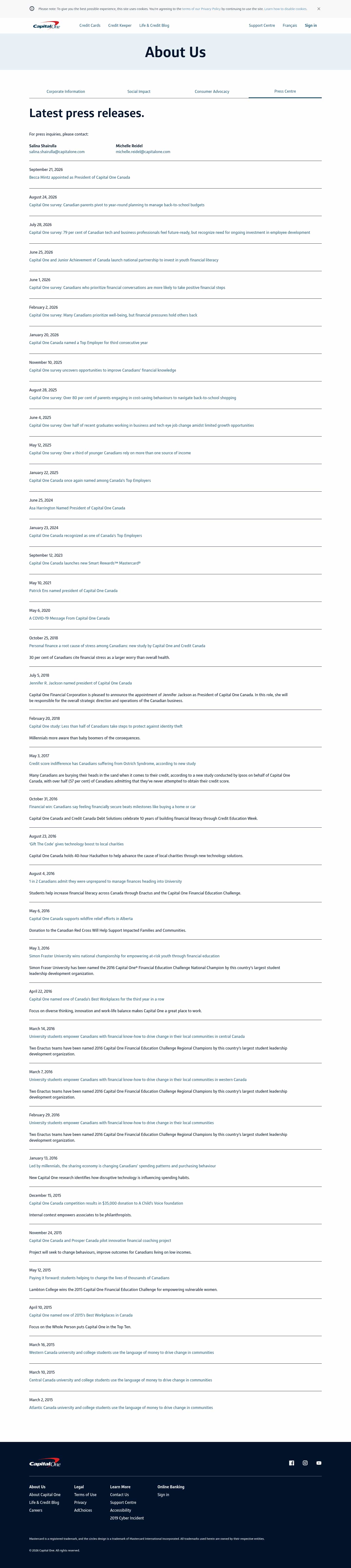 Latest website image capture