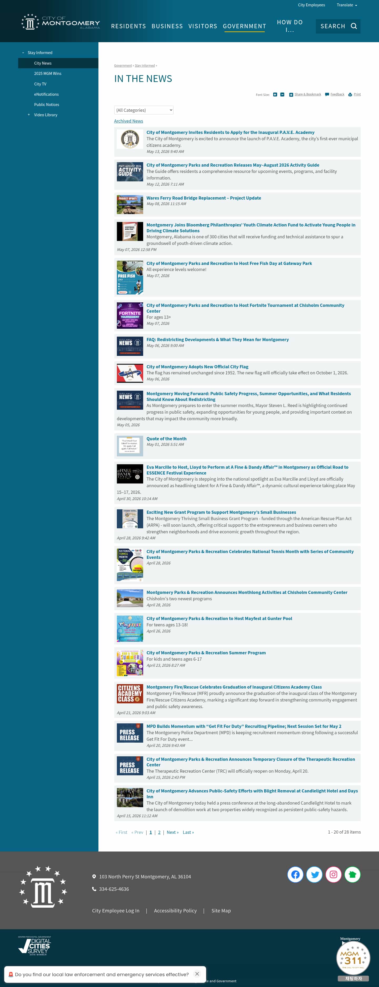 Latest website image capture
