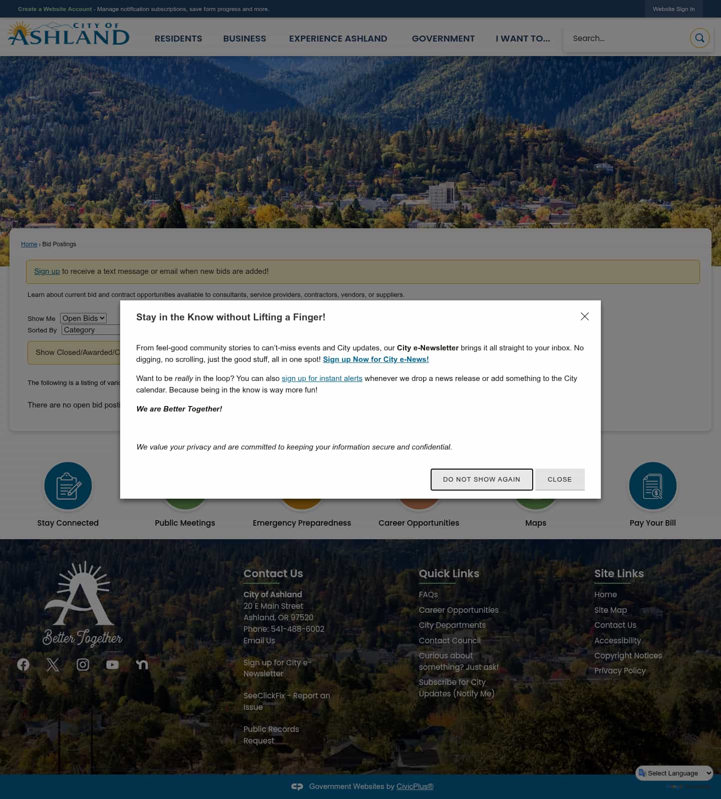 Latest website image capture