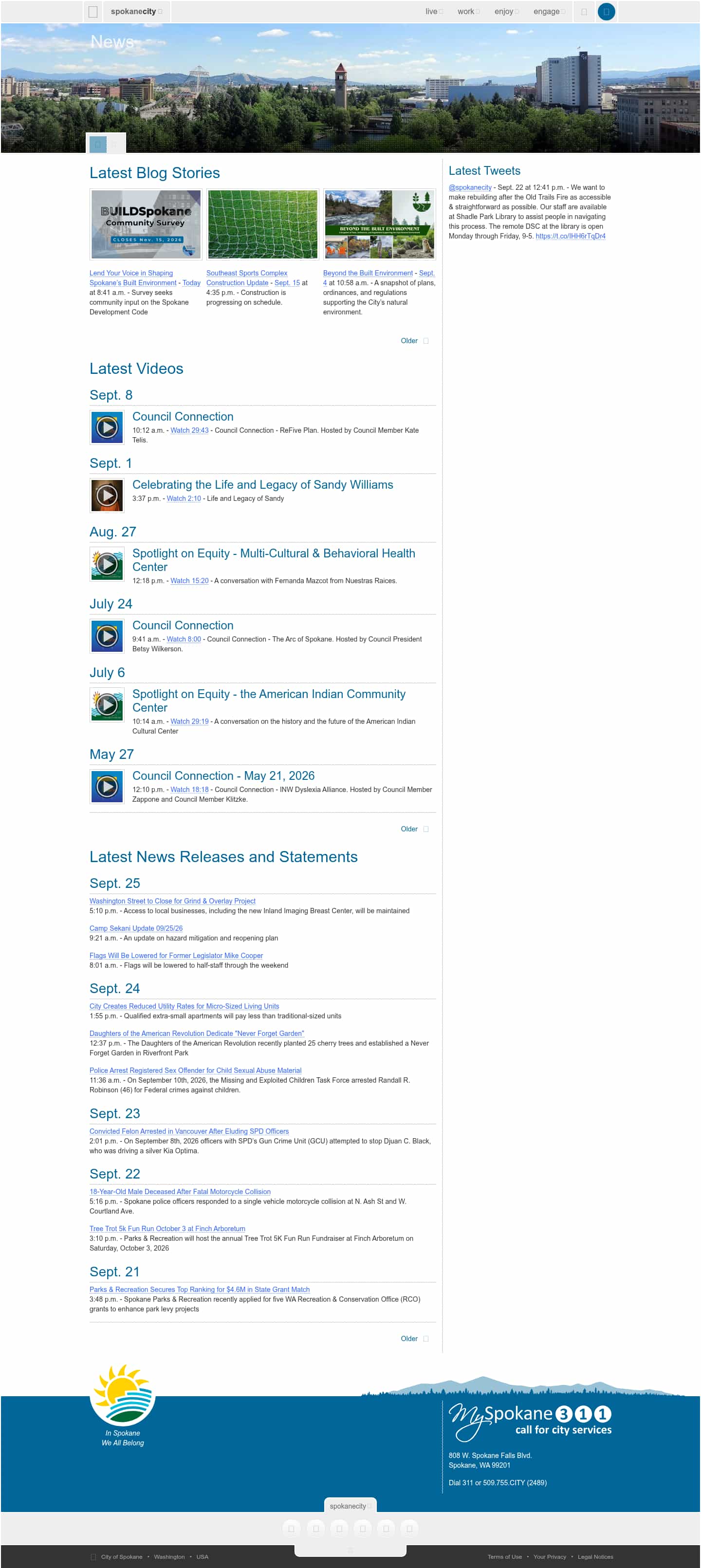 Latest website image capture