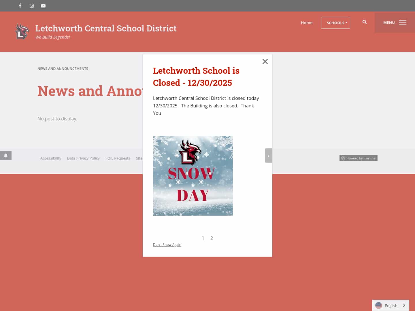 Latest website image capture