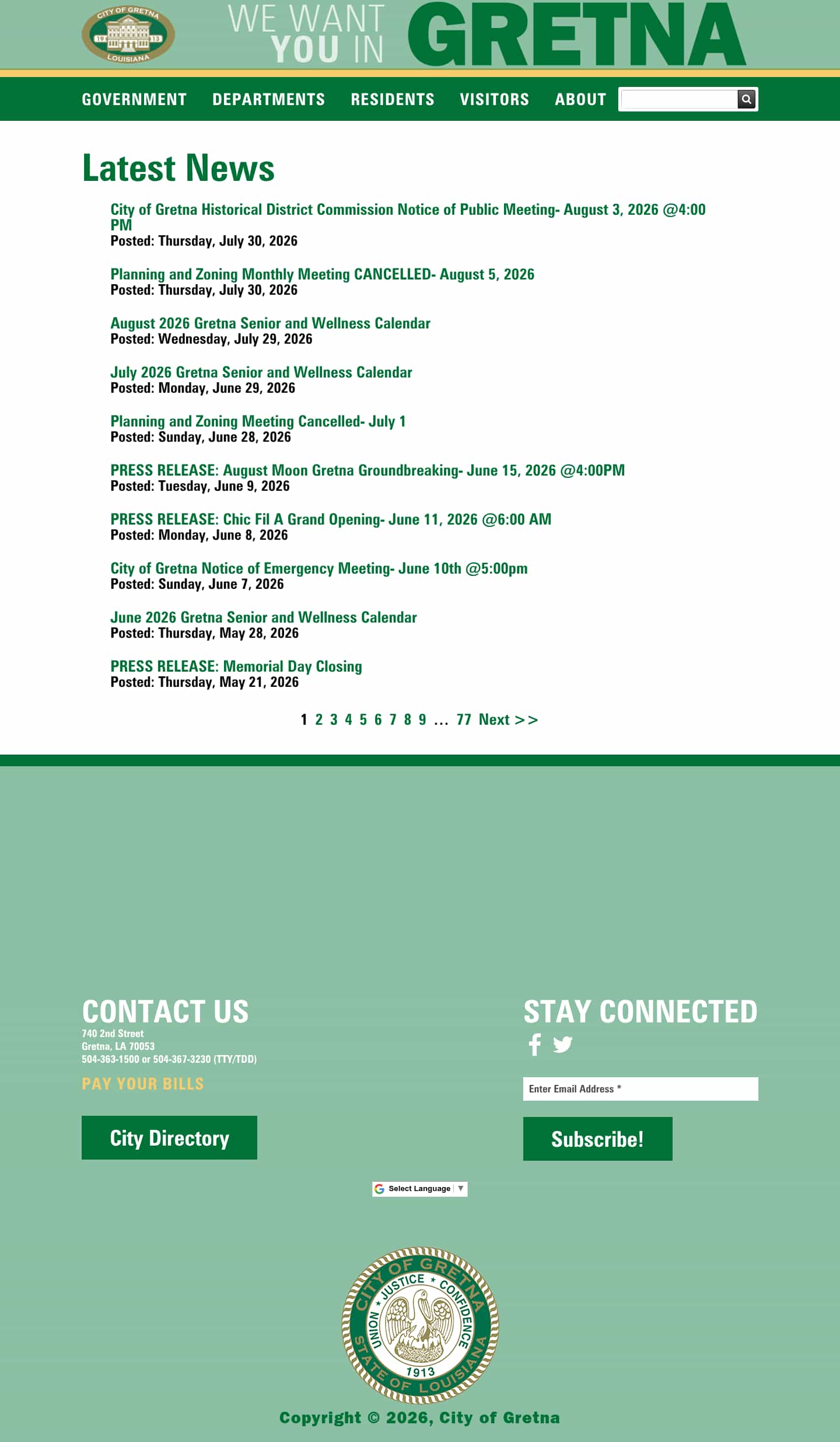 Latest website image capture