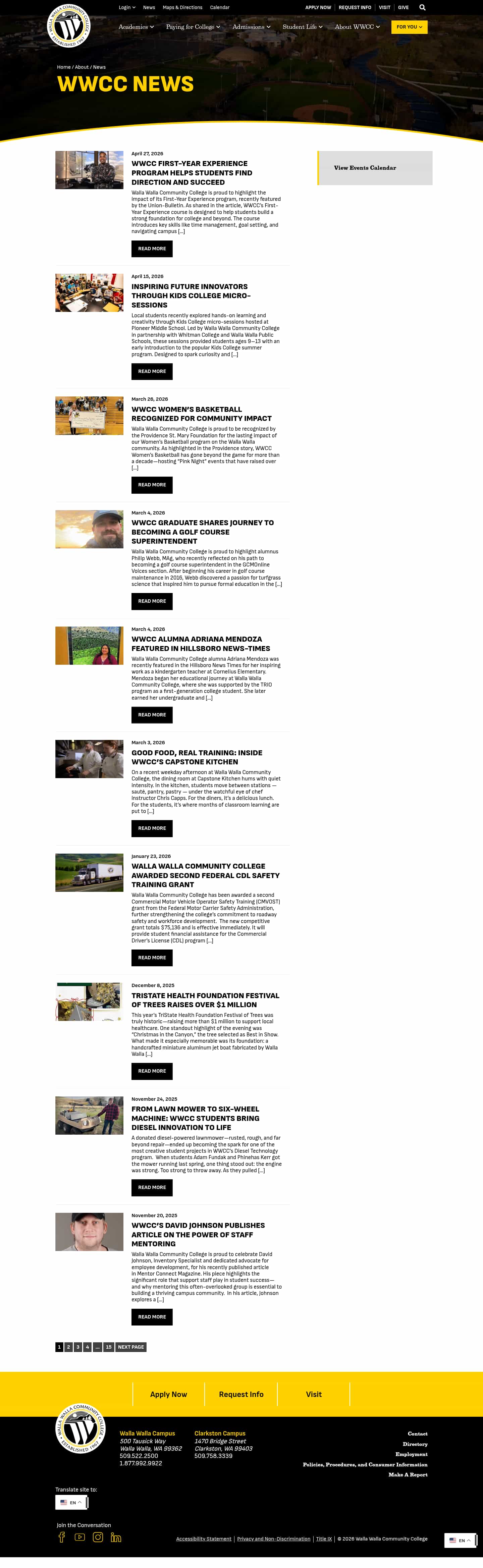 Latest website image capture