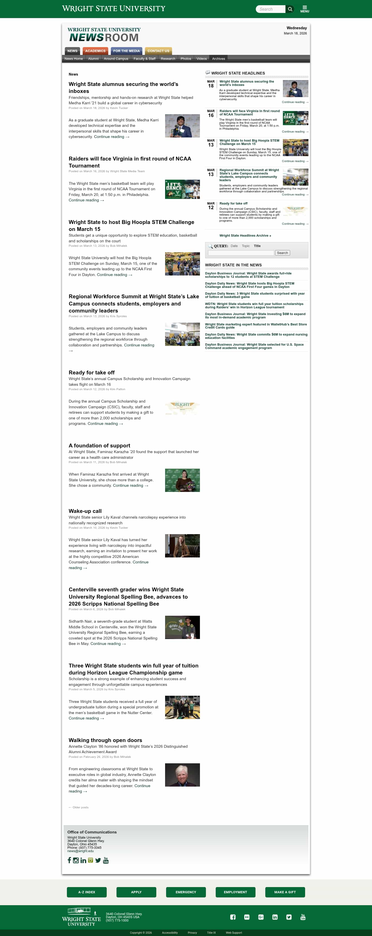 Latest website image capture