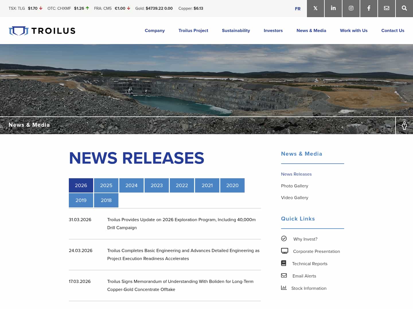 Latest website image capture