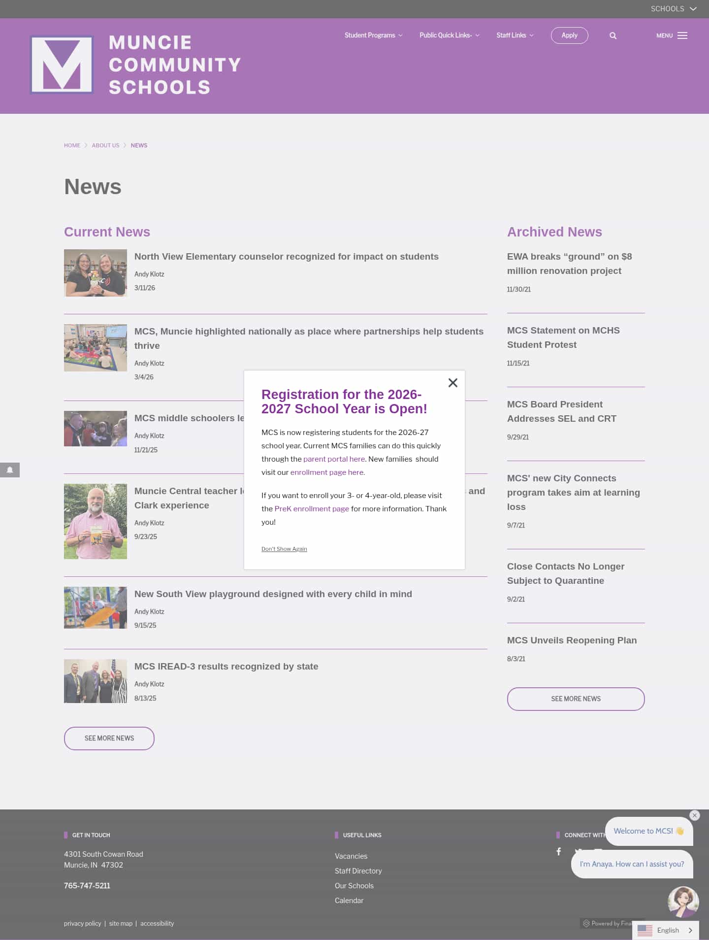 Latest website image capture