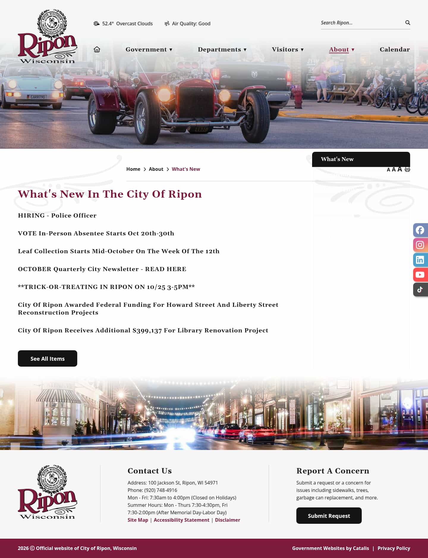 Latest website image capture