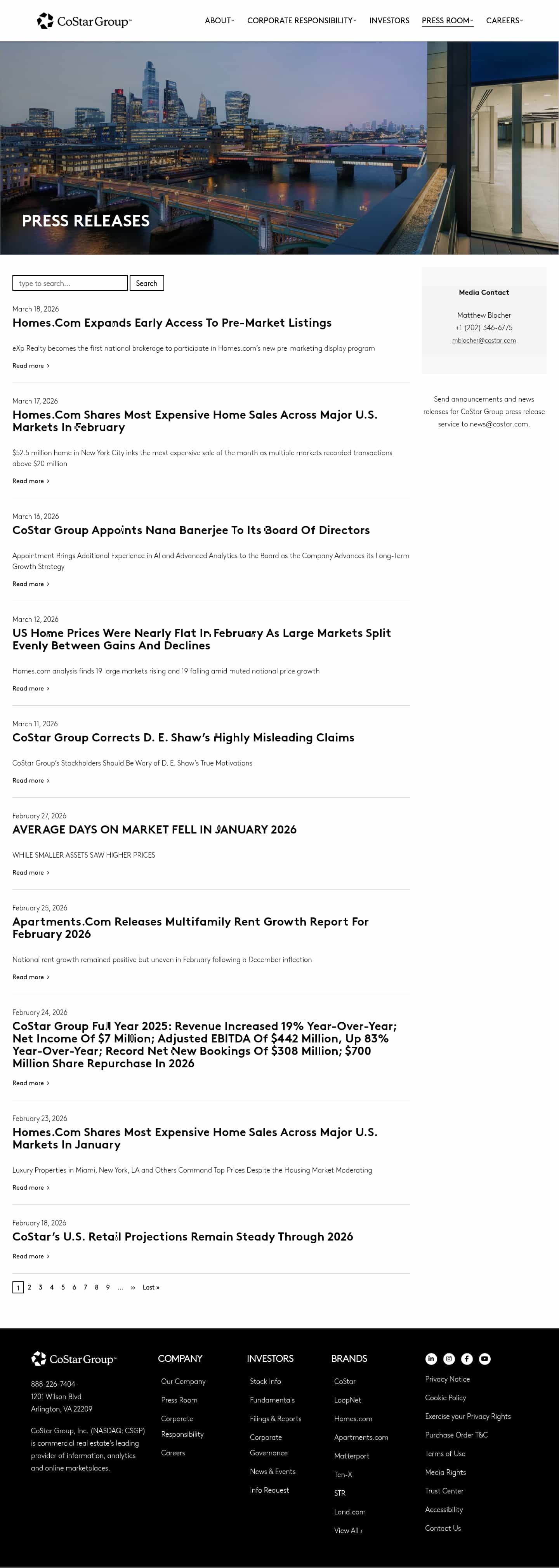 Latest website image capture