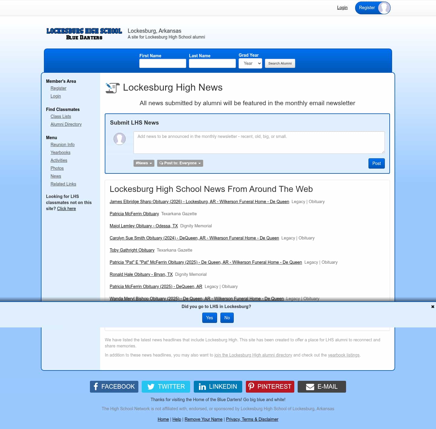 Latest website image capture